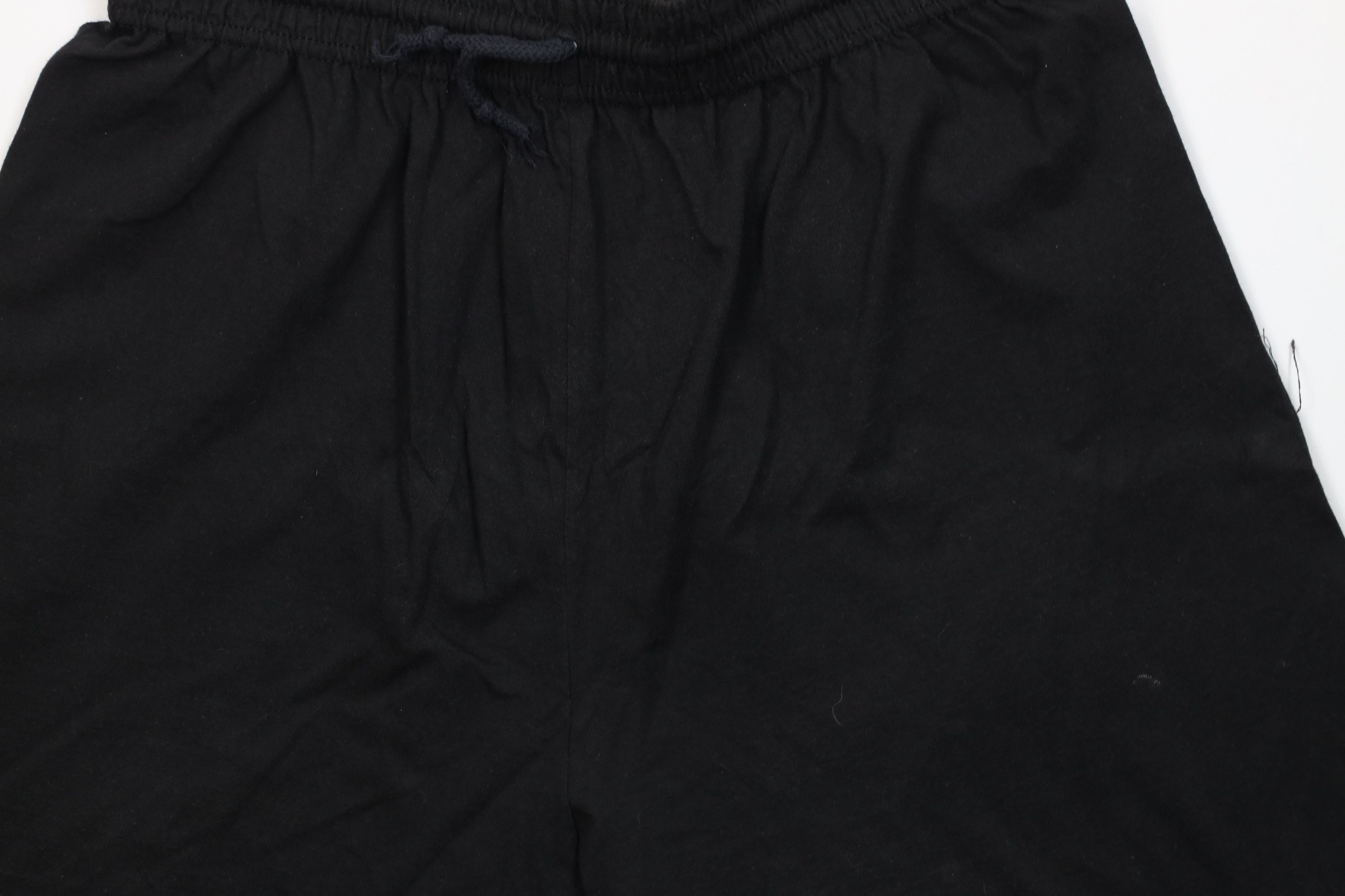 Vintage Vintage 90s Streetwear Blank Shorts Black Cotton USA Size 30" / US 8 / IT 44 - 3 Thumbnail