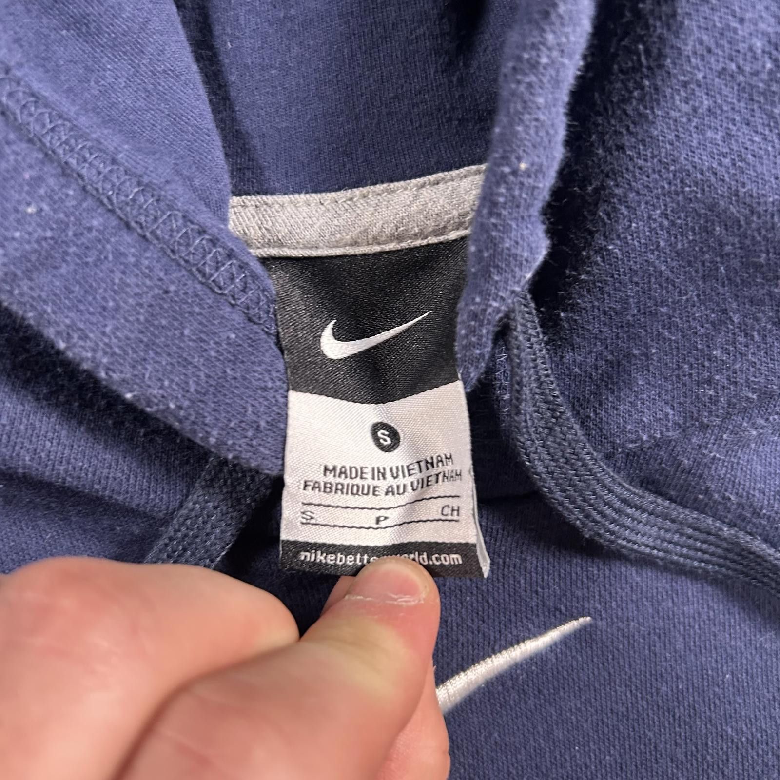 Nike Nike Men's Navy Blue ORU Basketball center swoosh Hoodie Size US S / EU 44-46 / 1 - 4 Thumbnail