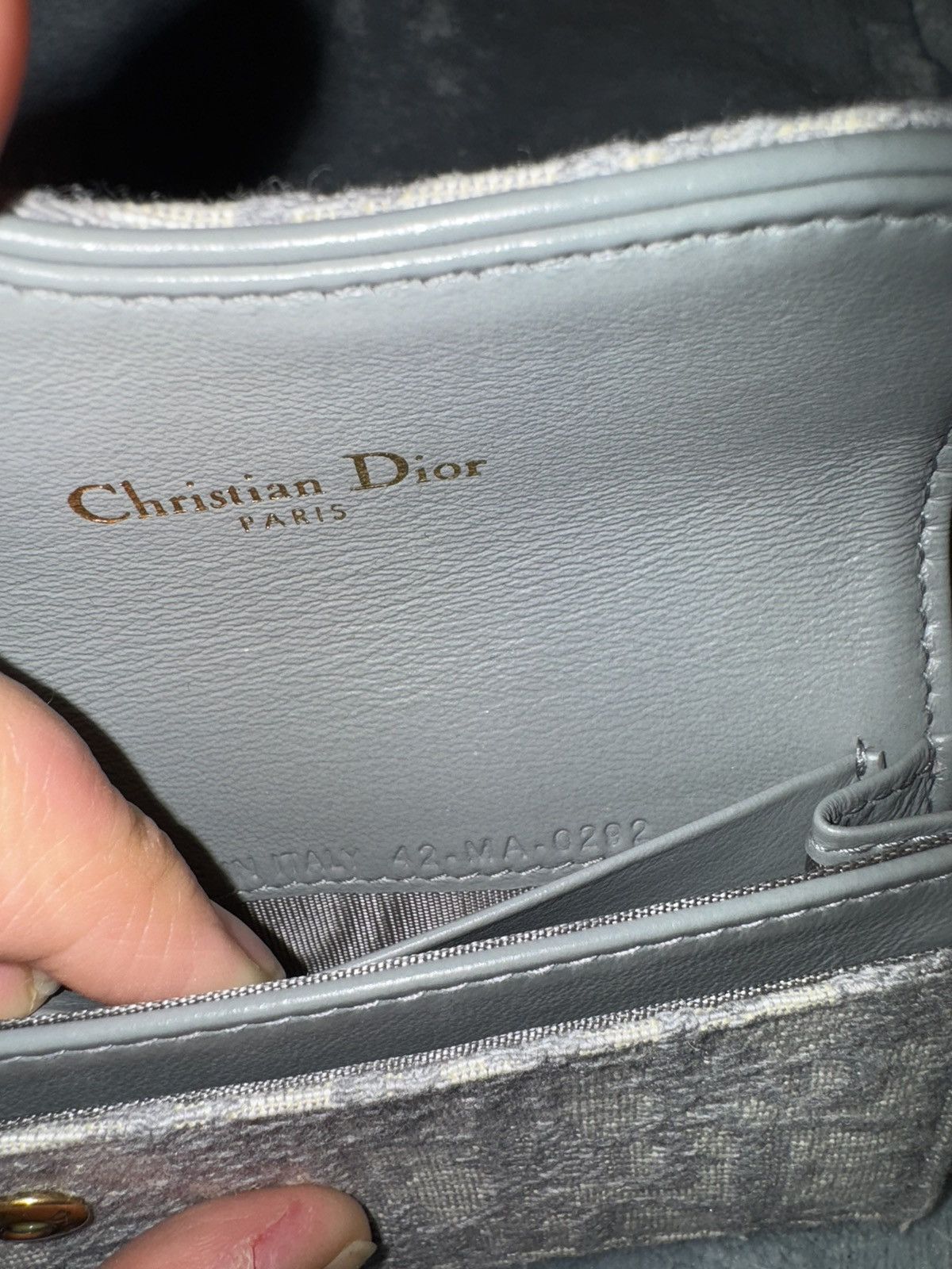 Dior DIOR Saddle Flap Card Holder/Wallet Size ONE SIZE - 6 Thumbnail