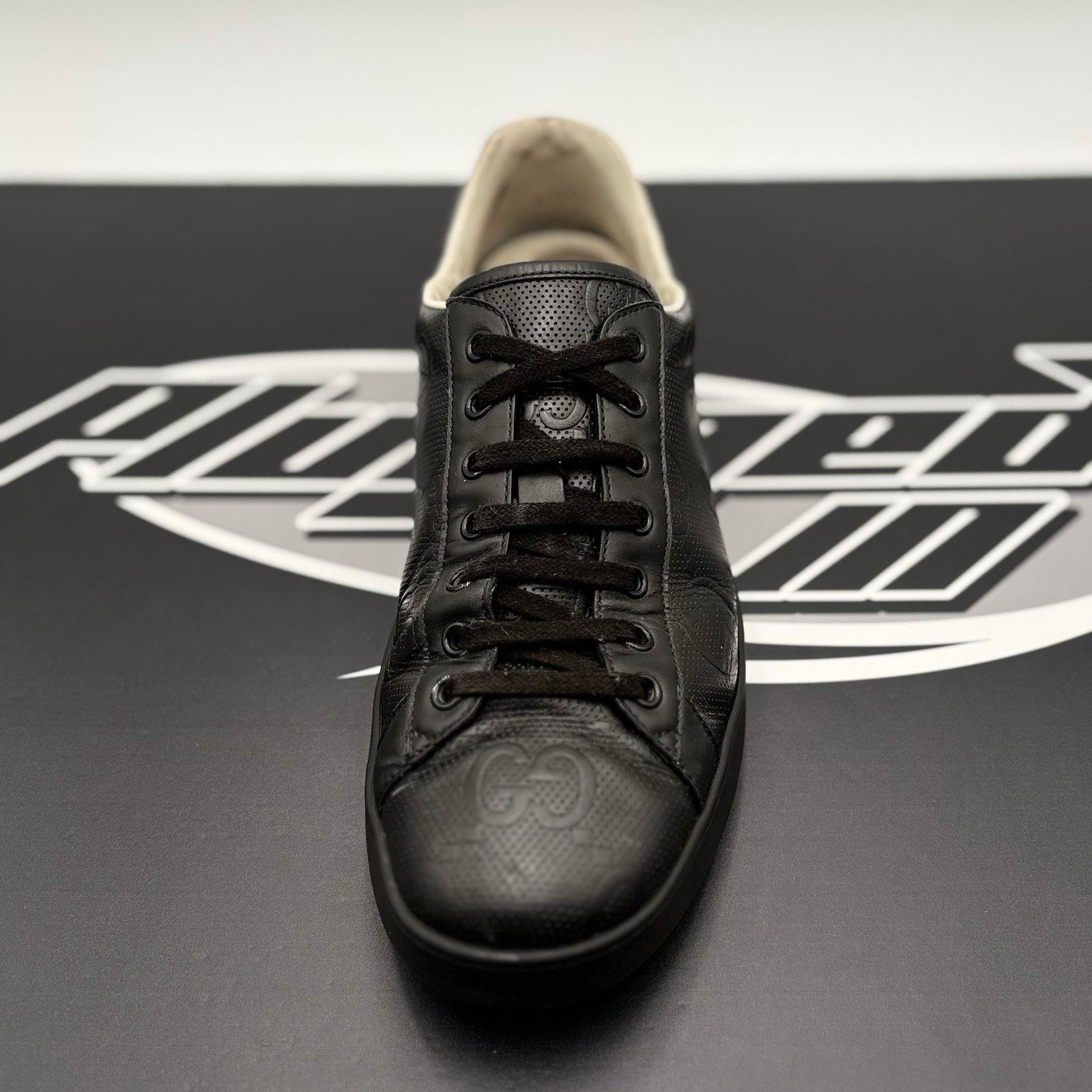 Gucci Size 9.5 G (10 US) - Gucci Ace GG ' Black ' Size US 10 / EU 43 - 14 Thumbnail