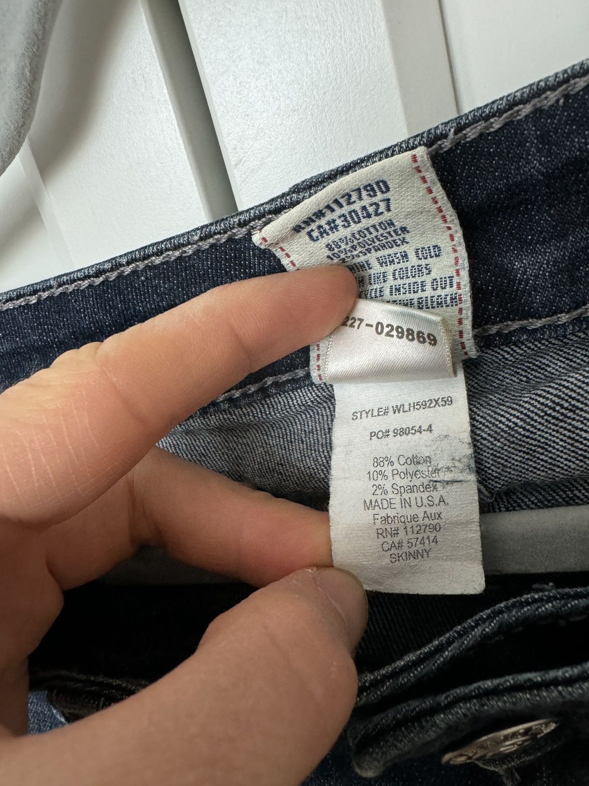 True Religion True Religion skinny jeans rhinestones USA pants denim Size US 28 / EU 44 - 8 Thumbnail