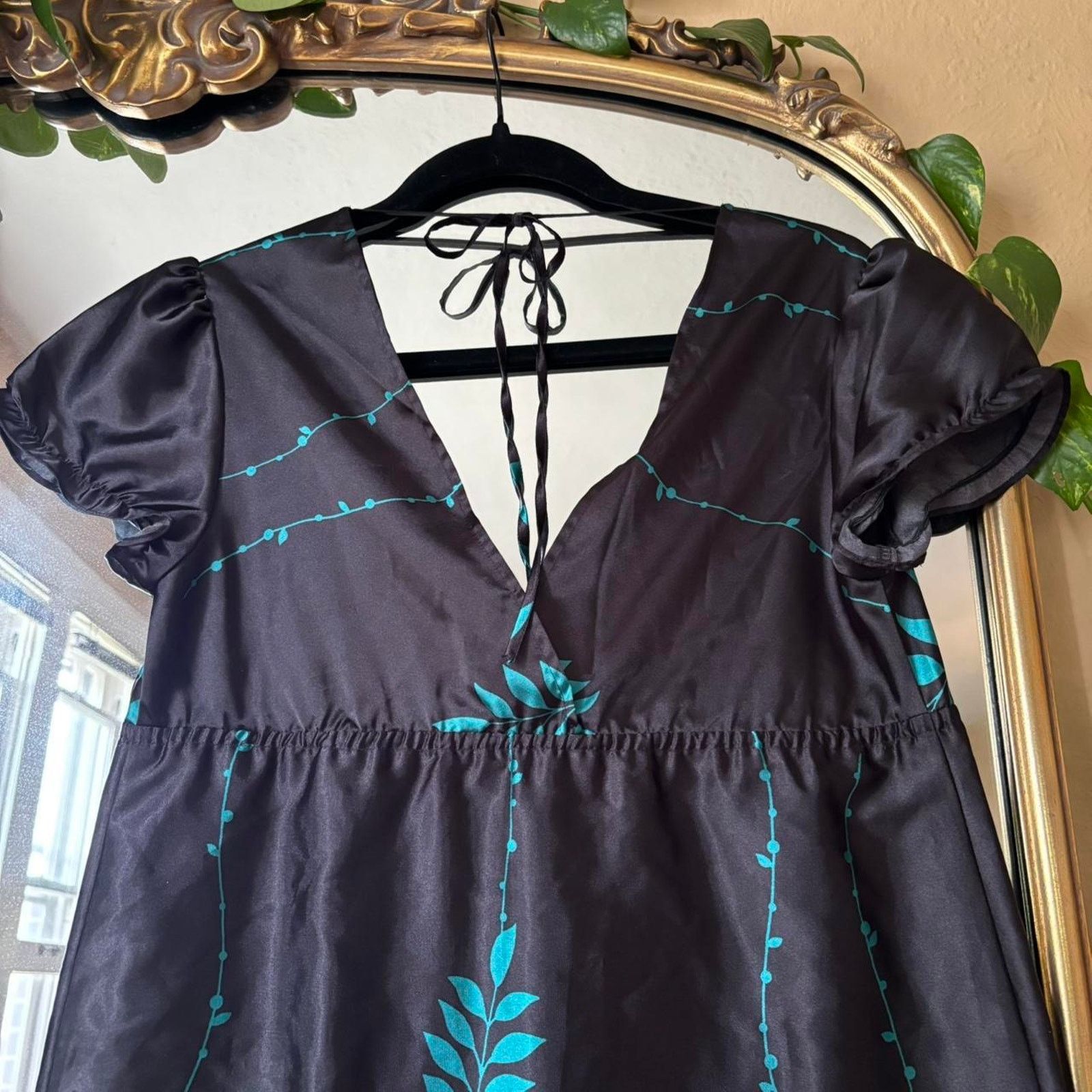 Guess Vintage Guess Jeans Y2K Babydoll Satin Dress Small Flirty Size S / US 4 / IT 40 - 8 Thumbnail