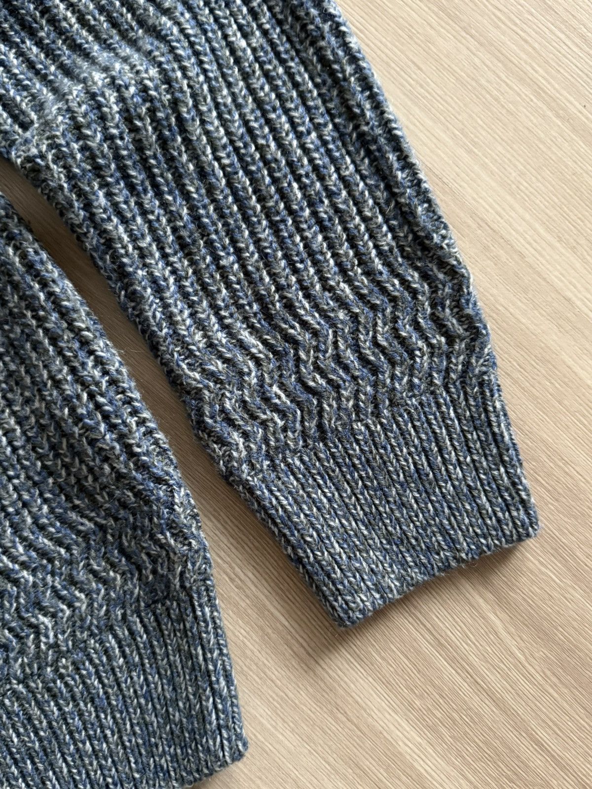 Folk Vintage Folk Fisherman Knit Wool Sweater Japanese Style Size US S / EU 44-46 / 1 - 6 Thumbnail