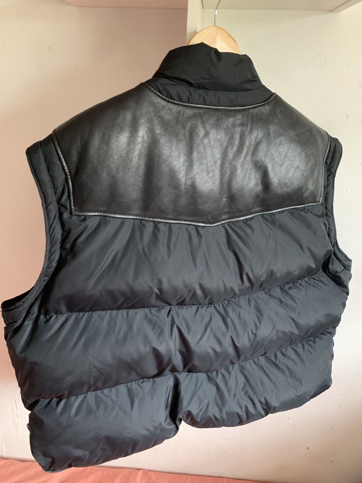 Schott Schott Leather Goose Down Puffer Jacket Size US XL / EU 56 / 4 - 7 Thumbnail