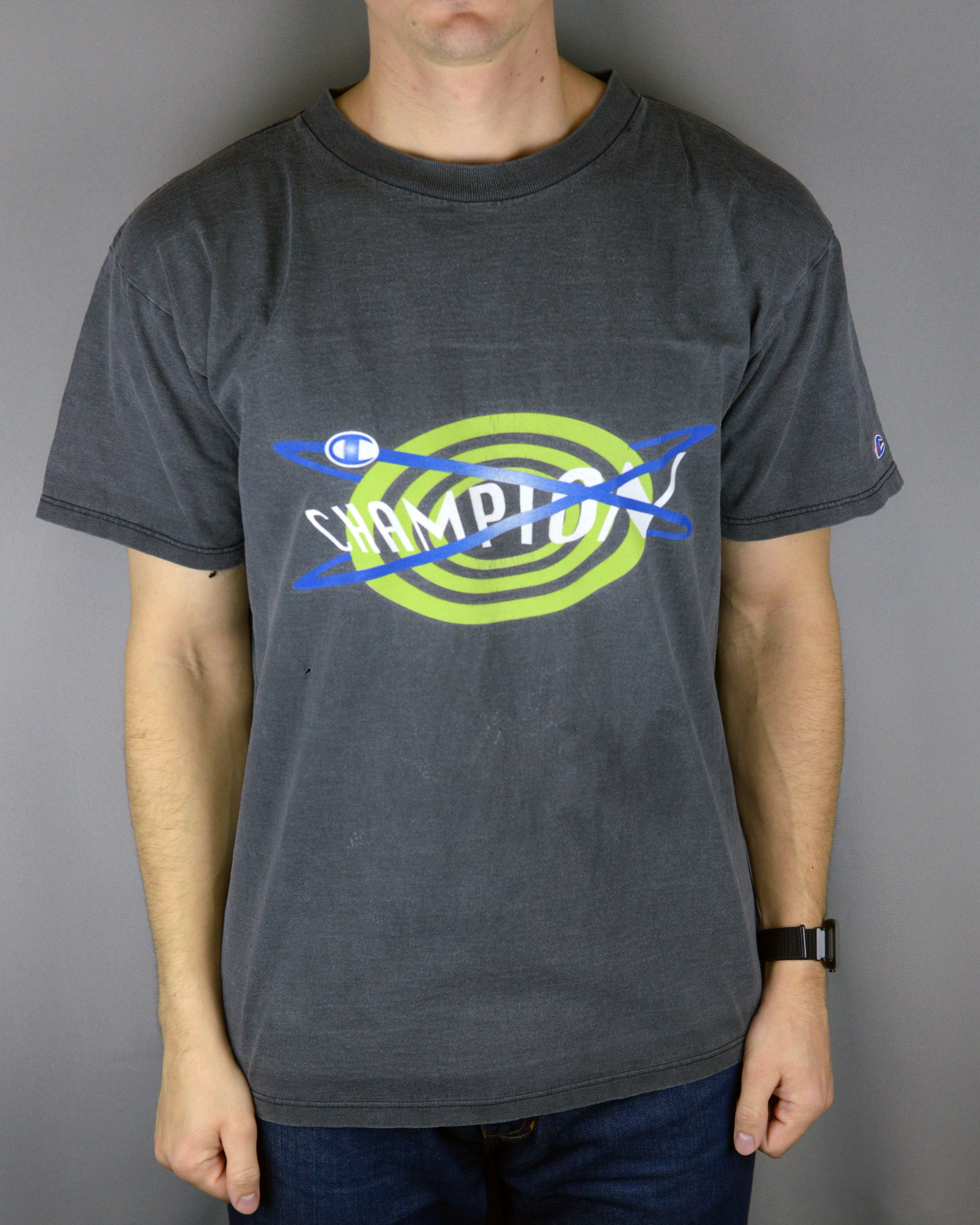 Champion × Vintage Vintage Champion 90s t shirt Size US L / EU 52-54 / 3 - 1 Thumbnail