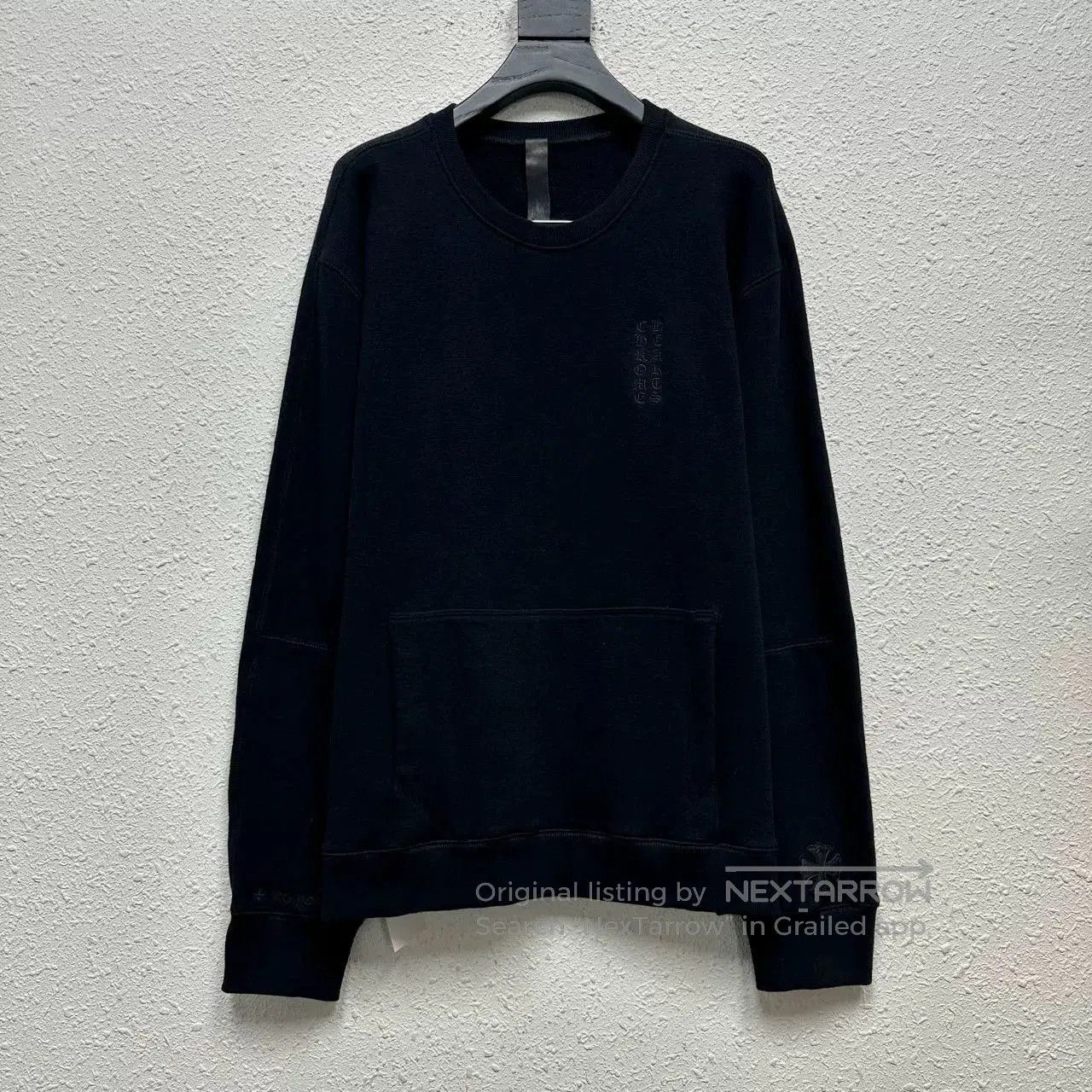 Chrome Hearts chrome hearts black embroidered sweatshirt. Size US XL / EU 56 / 4 - 1 Thumbnail
