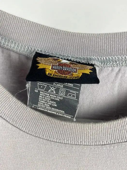 Harley Davidson Harley Davidson vintage T-shirt size XLarge grey compass Size US XL / EU 56 / 4 - 3 Thumbnail