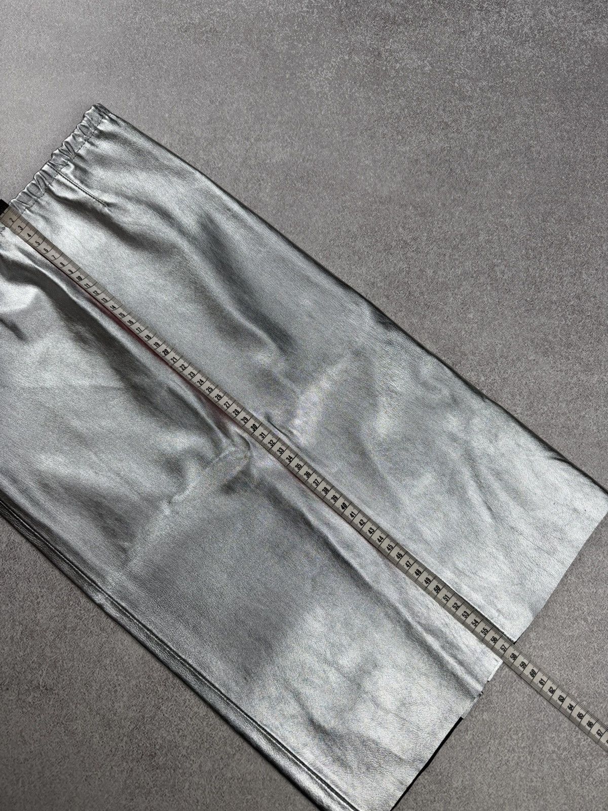 Zadig & Voltaire Zadig & Voltaire Jaden Cuir Silver Skirt Size 34 Size 24" / US 00 / IT 34 - 13 Thumbnail
