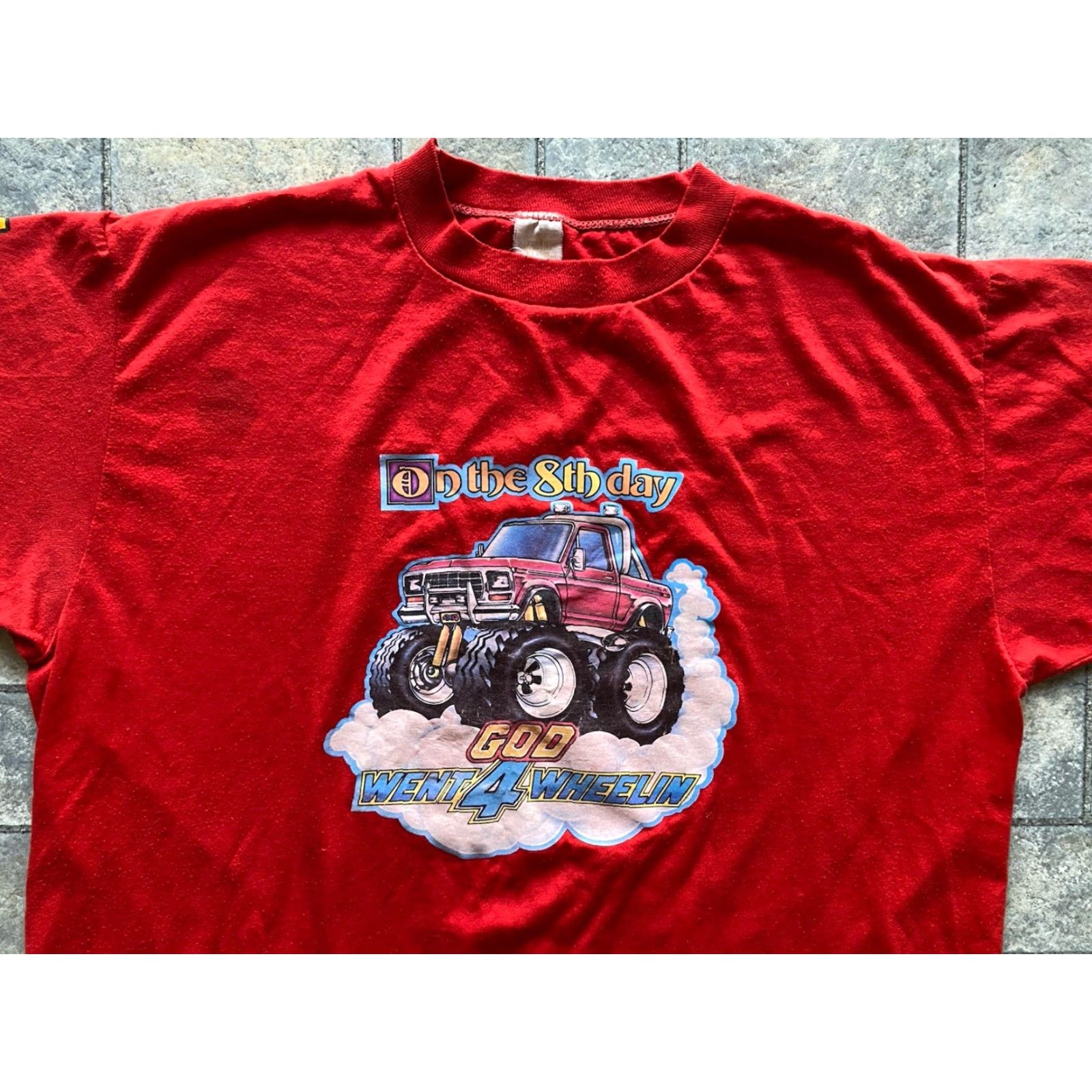 Vintage VINTAGE Springfoot T-Shirt Shirt Red XL Adult Mens Short Sleeve Size US XL / EU 56 / 4 - 4 Thumbnail