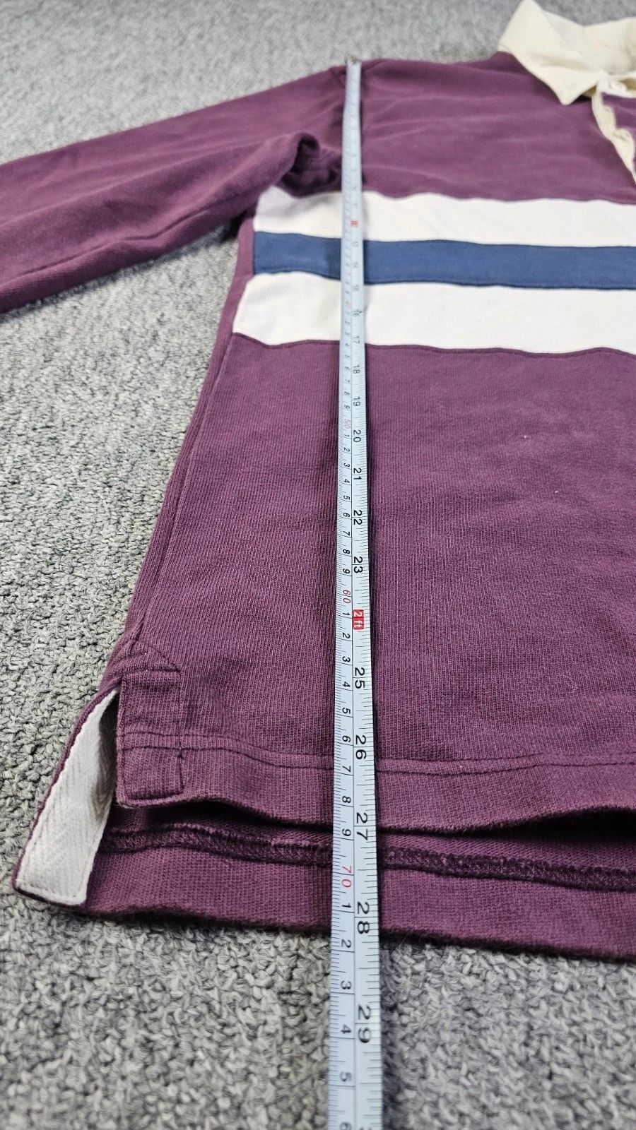 Abercrombie & Fitch Abercrombie Fitch Rugby Polo Striped Heavyweight LS Men L Size US L / EU 52-54 / 3 - 6 Thumbnail