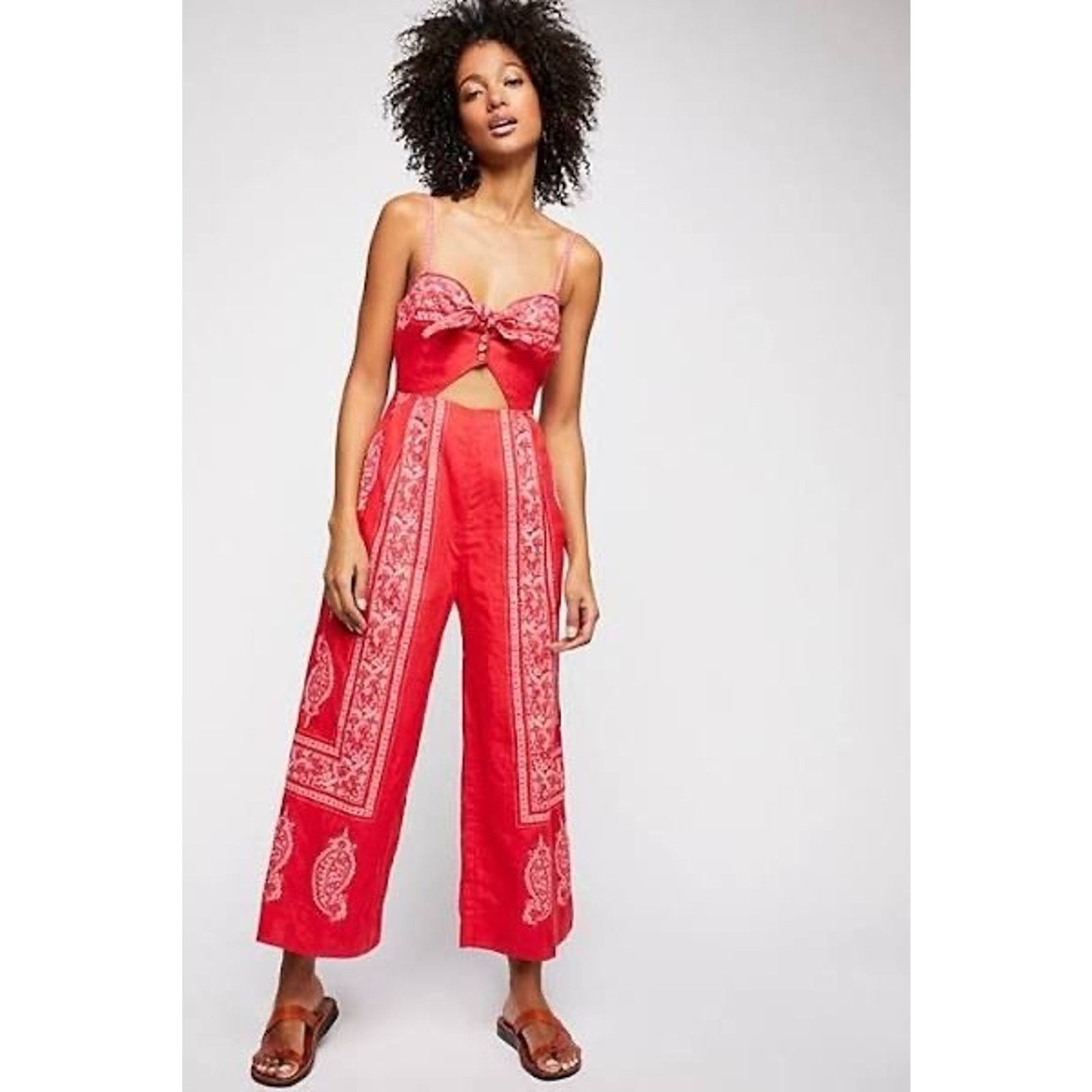 Free People Free People Long jumpsuit Size 6 Size 28" / US 6 / IT 42 - 5 Thumbnail