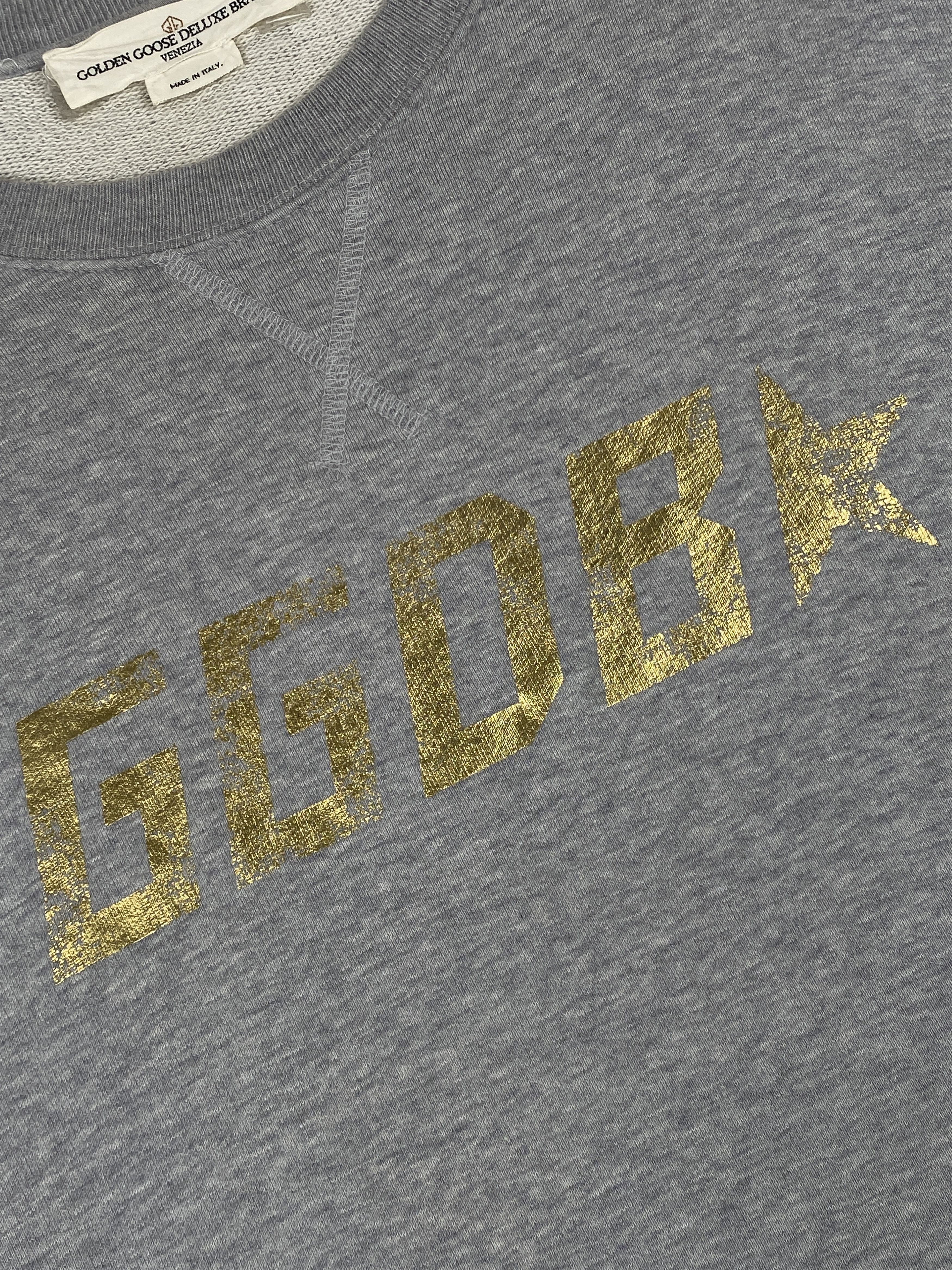 Golden Goose Deluxe Brand Heather Gray 'GGDB' Logo Size US M / EU 48-50 / 2 - 7 Thumbnail