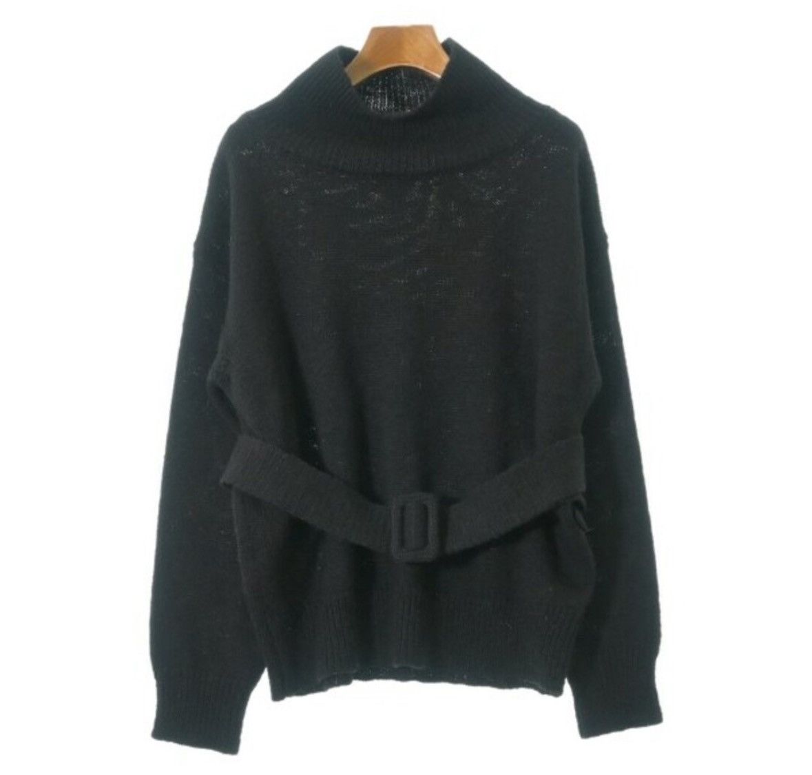 Dries Van Noten DRIES VAN NOTEN Wool Knit Belt Trimmed Top Size S / US 4 / IT 40 - 1 Thumbnail