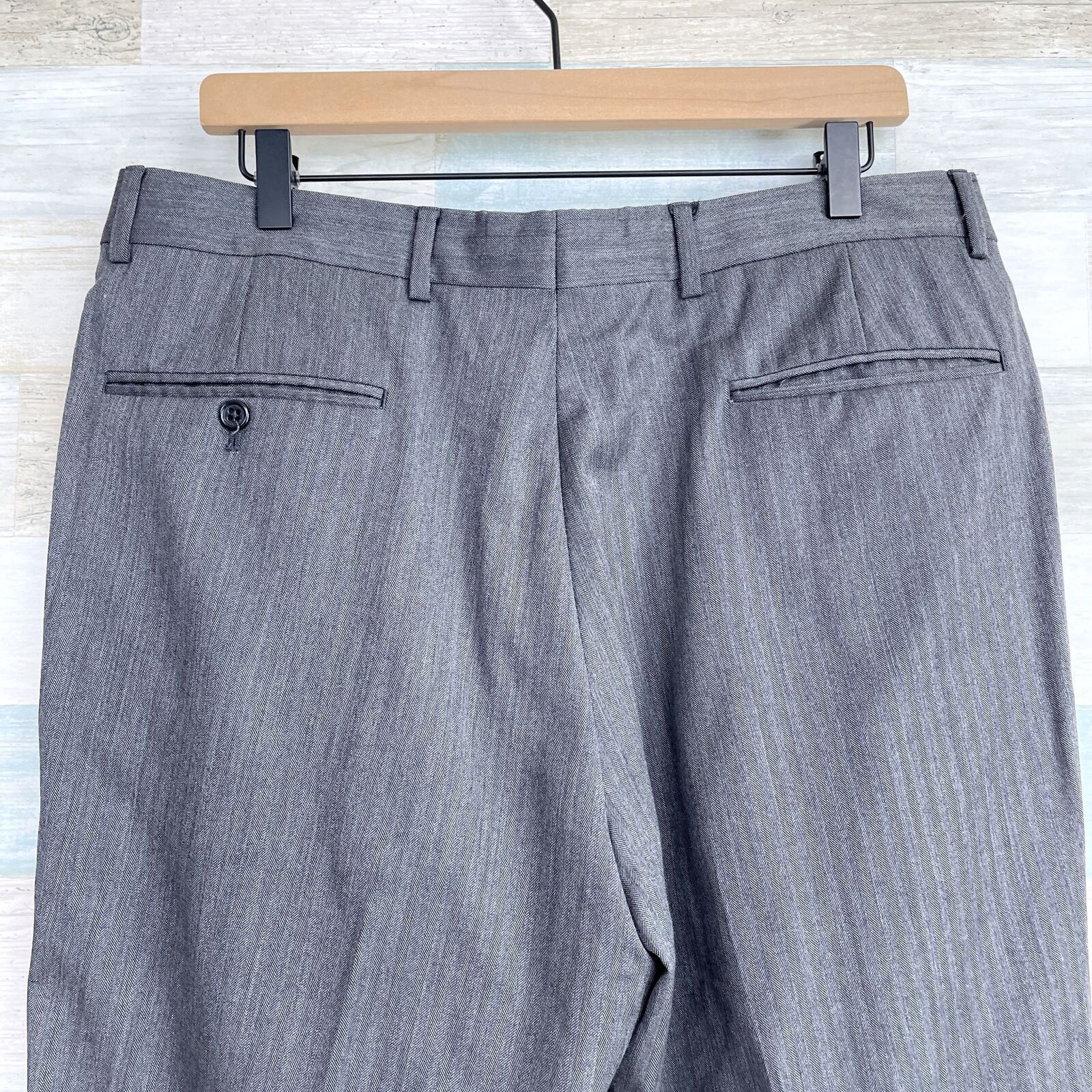 Jos. A. Bank Jos A Bank Signature Suit Gray Herringbone 40S Size 40S - 11 Thumbnail