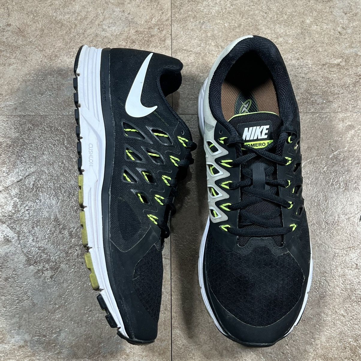 Nike Nike Zoom Vomero 9 Shoes Black Green Neon Running Sneakers Size US 10.5 / EU 43-44 - 1 Thumbnail