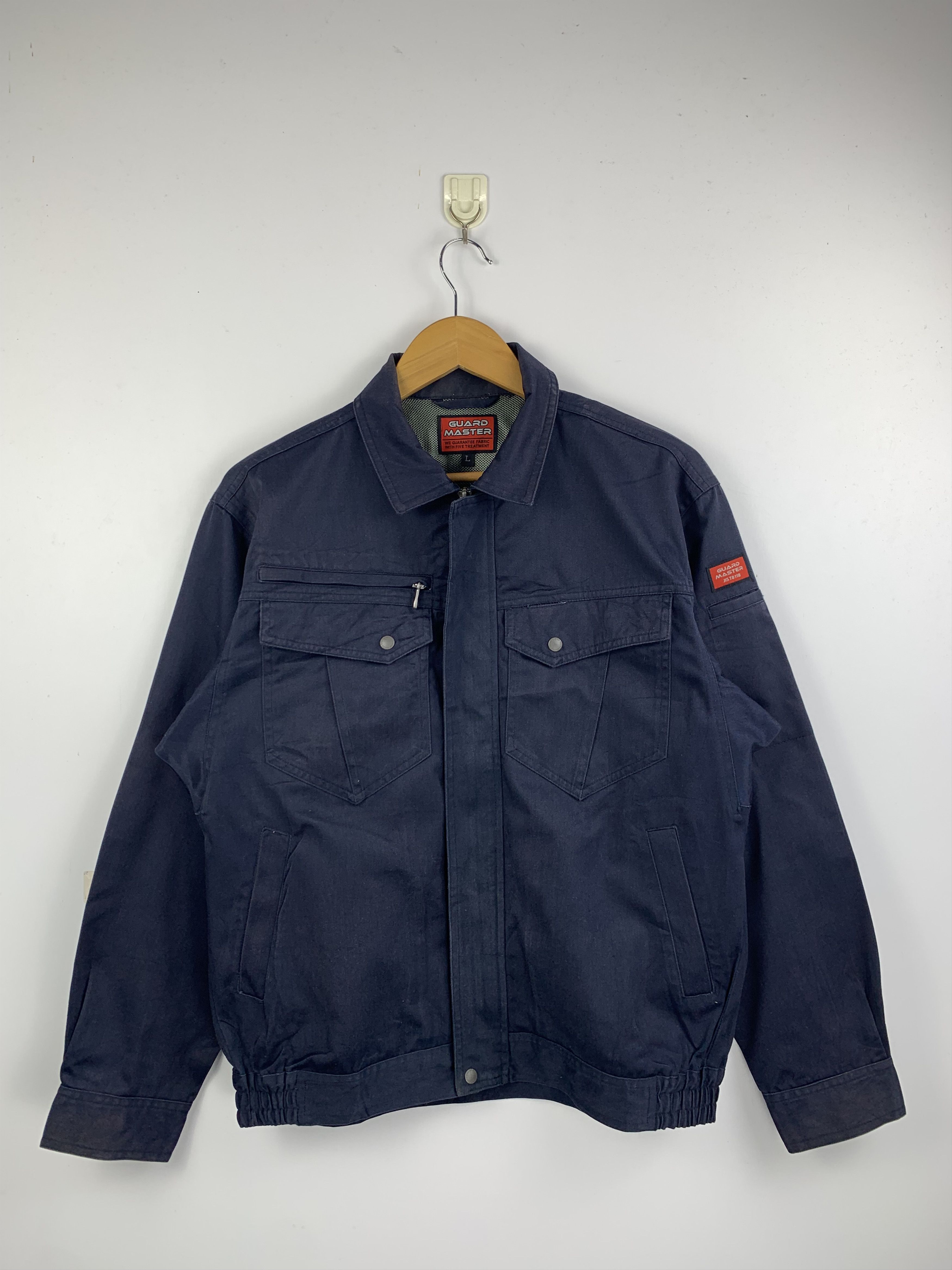Japanese Brand Vintage Japanese Brand Guard Master Denim Jacket J1618 Size US L / EU 52-54 / 3 - 1 Thumbnail