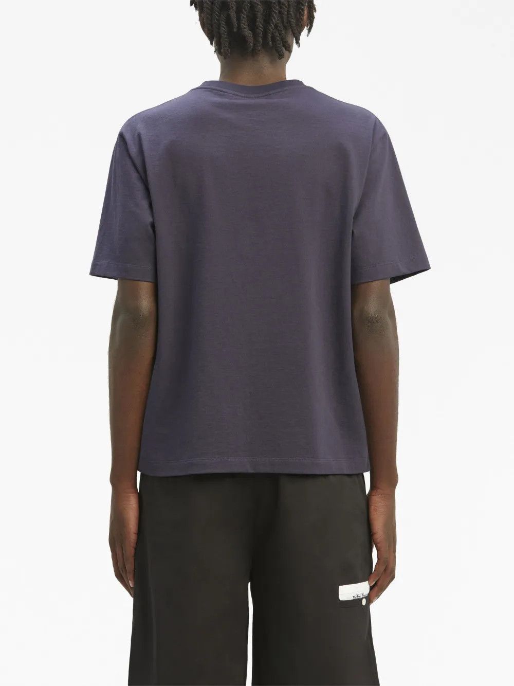 Palm Angels o1y0325 Logo Crewneck T-Shirt in Midnight Blue Size US M / EU 48-50 / 2 - 5 Thumbnail