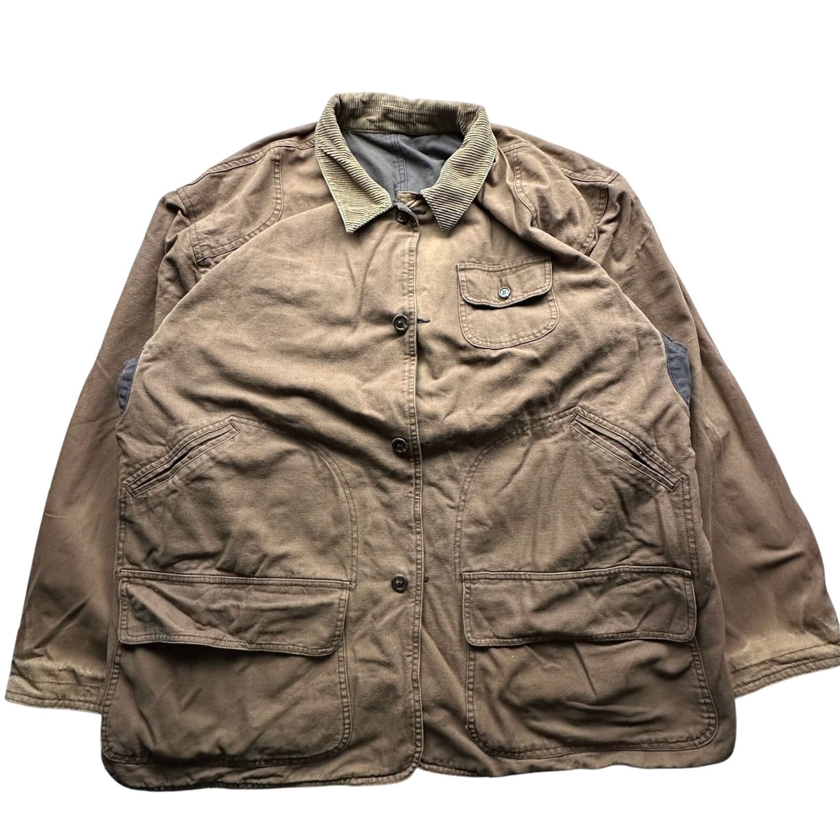 Vintage VINTAGE Thornton Bay Reversible Duck Canvas Chore Work Jacket Mens Large Brown Size US L / EU 52-54 / 3 - 2 Thumbnail
