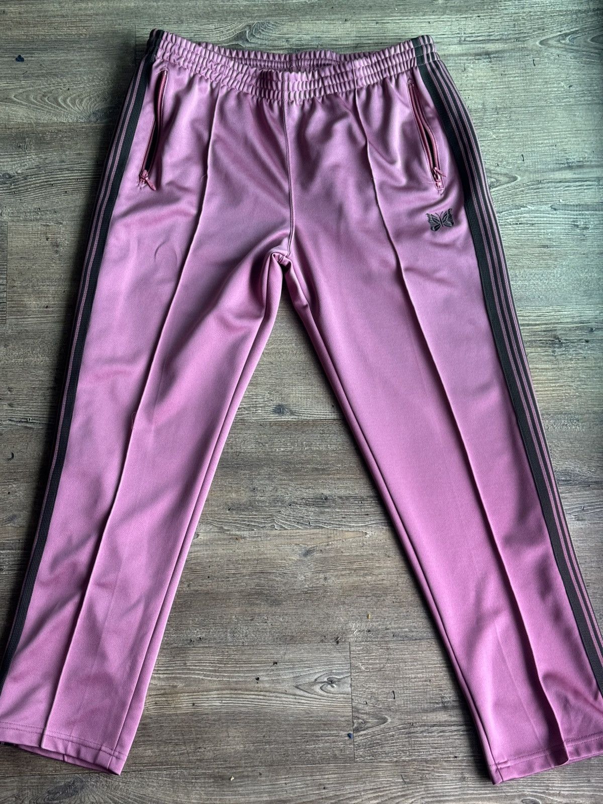 Needles NEEDLES TRACK PANTS (SMOKE PINK) Size US 36 / EU 52 - 1 Thumbnail