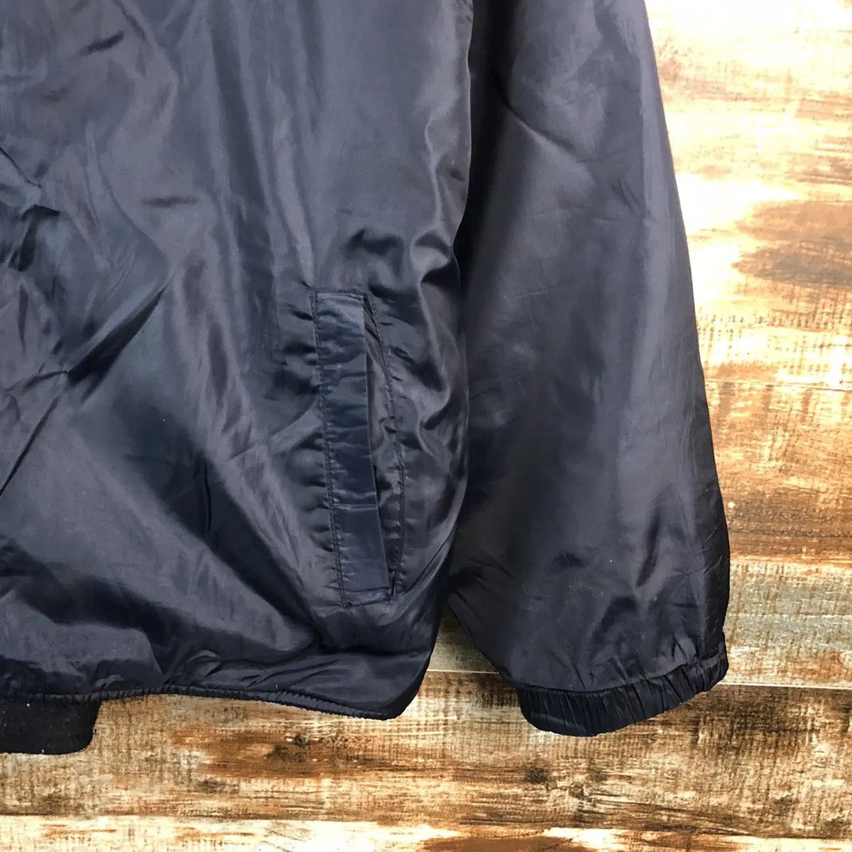 Fubu Fubu Sports Dark blue Hoodie windbreaker #A2369 Size US XL / EU 56 / 4 - 12 Thumbnail