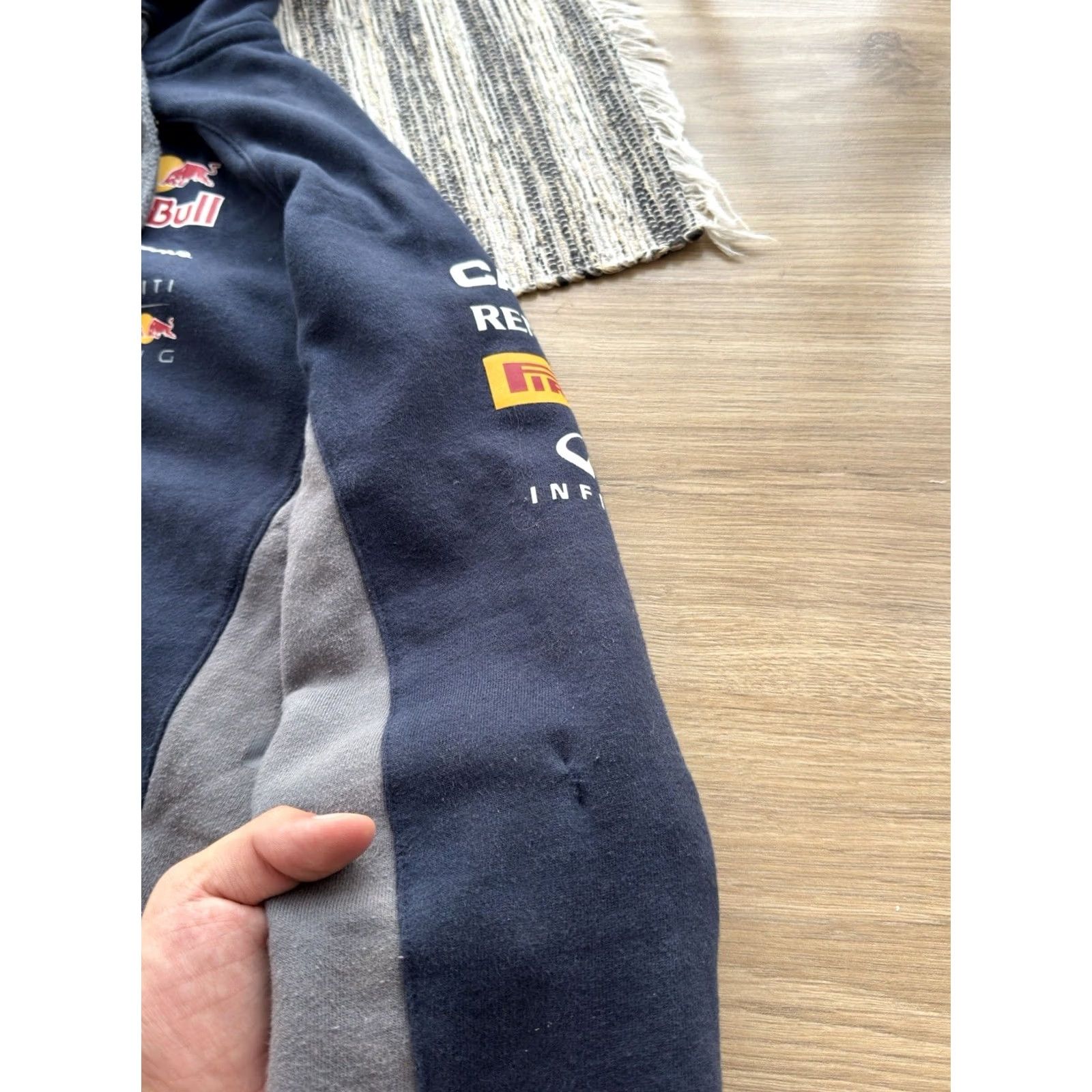 Pepe Jeans VINTAGE Pepe Jeans Red Bull Racing Hoodie Shirt Zip Classic Men S-M Blue 90s Racing Logo Size US S / EU 44-46 / 1 - 6 Thumbnail