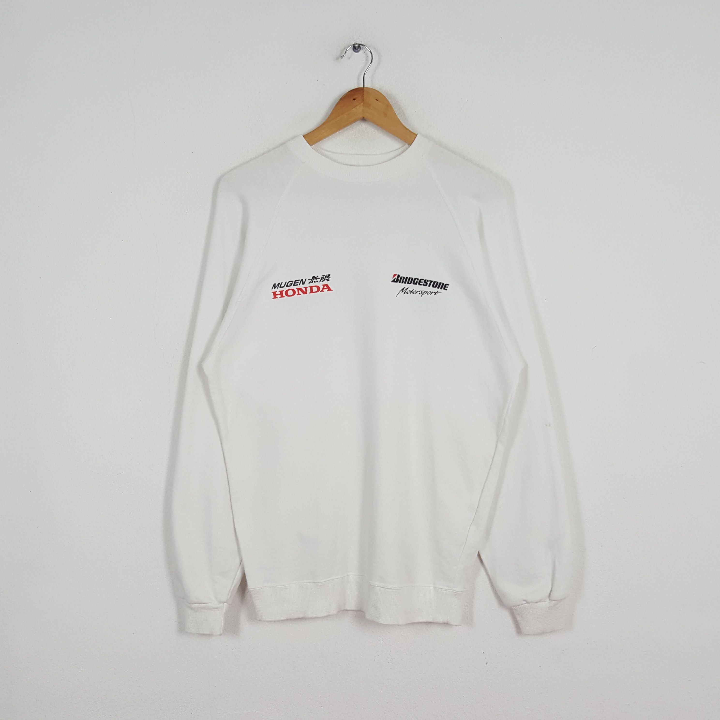 Honda × Vintage Vintage Mugen Honda Bridgestone Japan Racing Team Sweatshirt Size US S / EU 44-46 / 1 - 3 Thumbnail