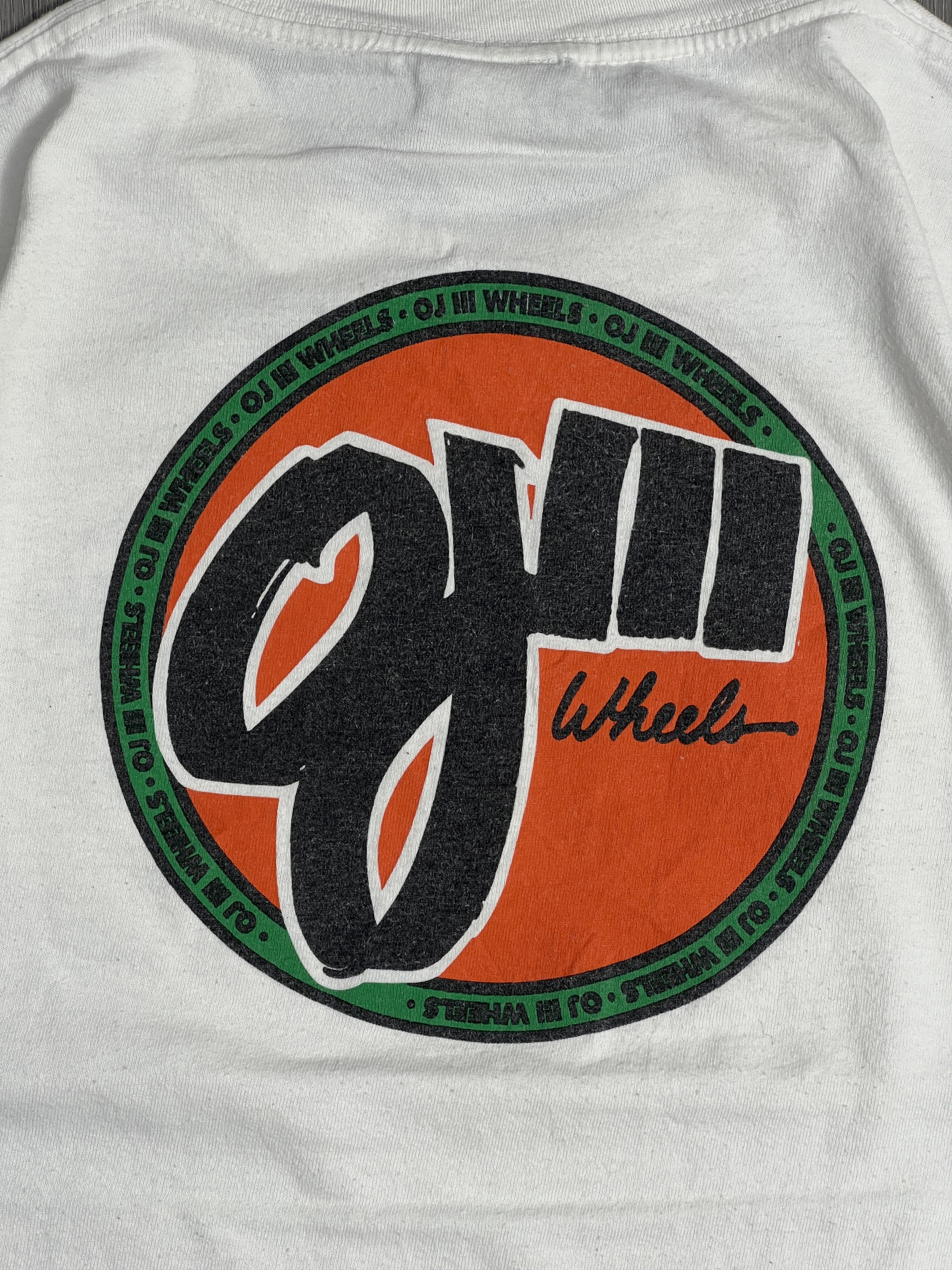Vintage Vintage OJ III Wheels Skateboard Streetwear Tee (S) GTME381 Size US S / EU 44-46 / 1 - 2 Thumbnail