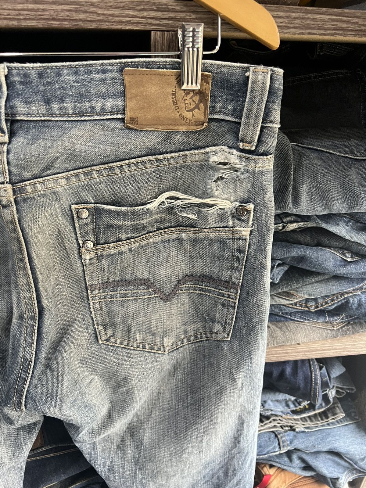 🔥Vintage Diesel Cardiel Made in Italy Distressed Denim