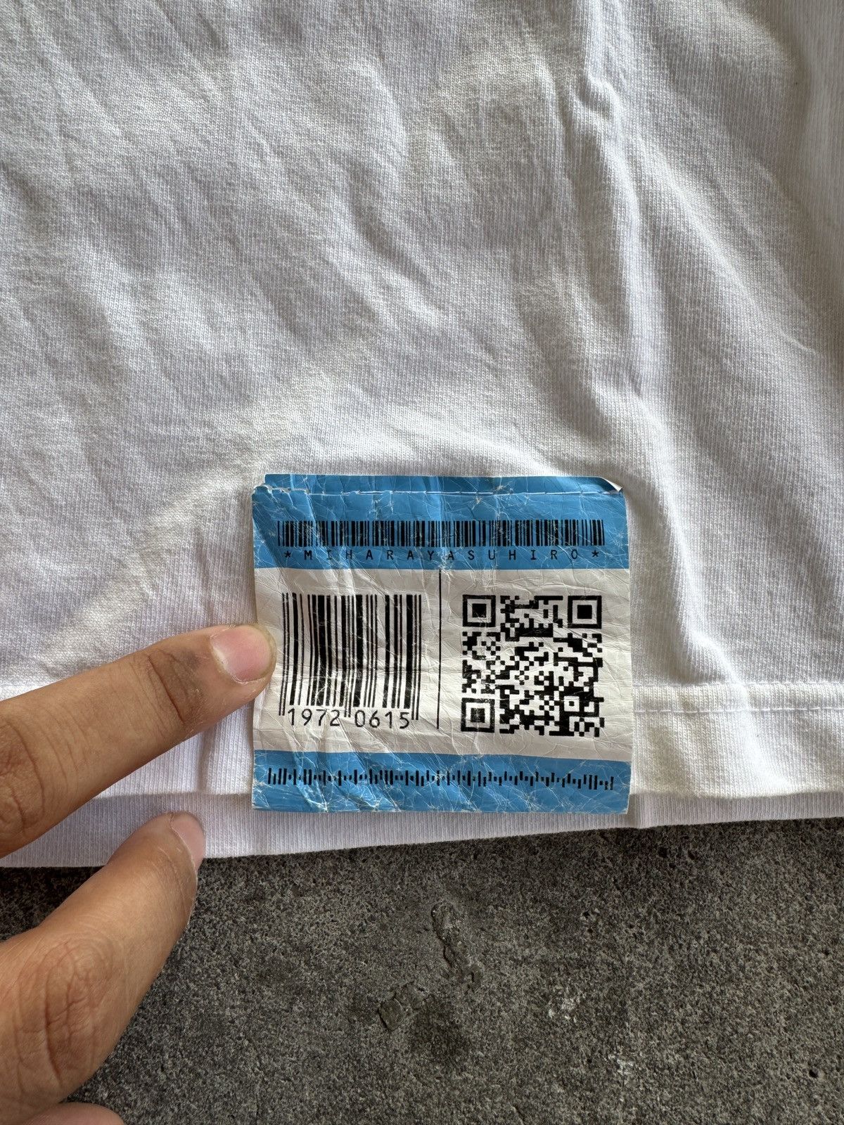 Maison MIHARA YASUHIRO Mihara Yasuhiro Box Logo Fake LS Tshirt Size US L / EU 52-54 / 3 - 6 Thumbnail
