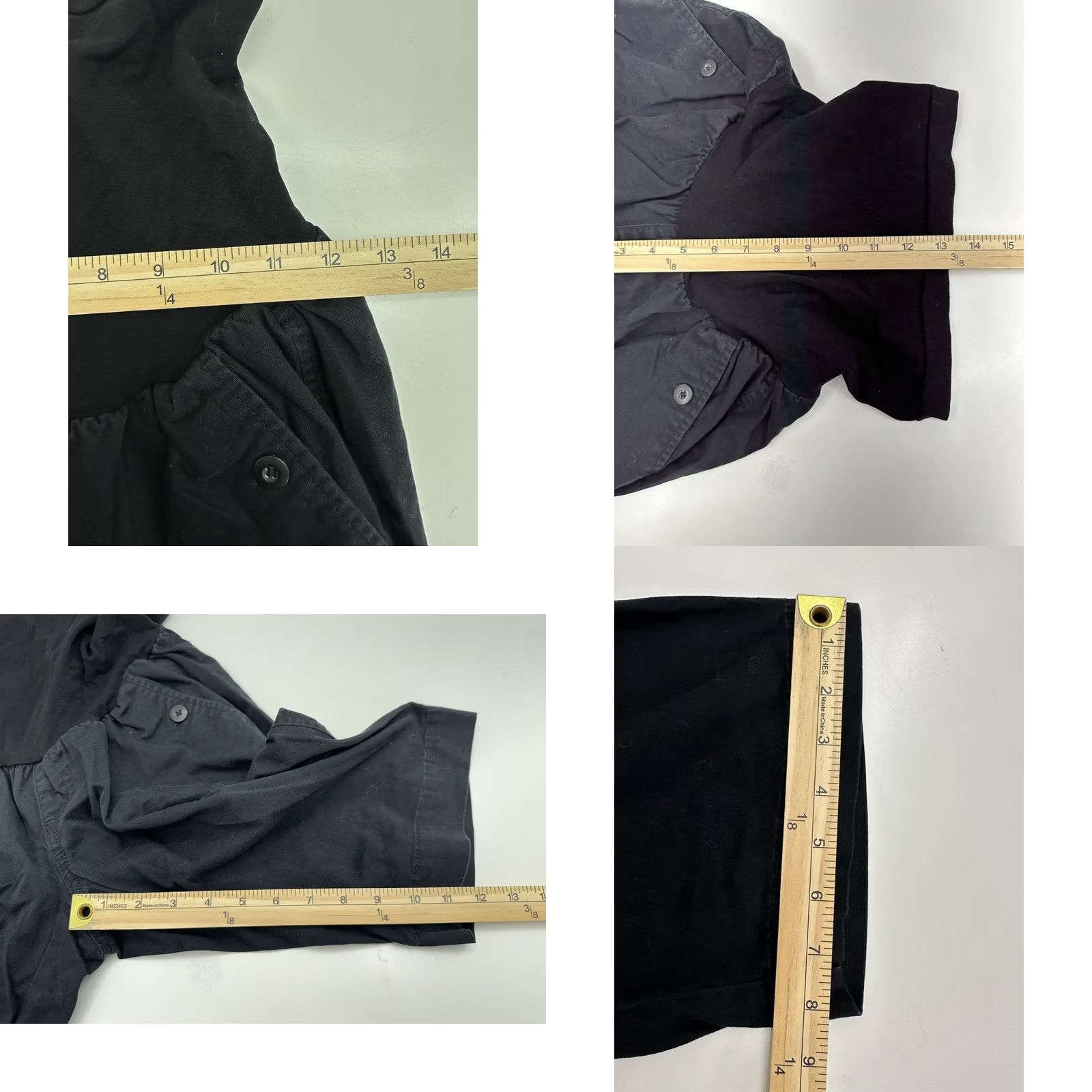 MoMA Oh! Momma Black Bermuda Shorts Size Small Womens Size 28" / US 6 / IT 42 - 8 Thumbnail