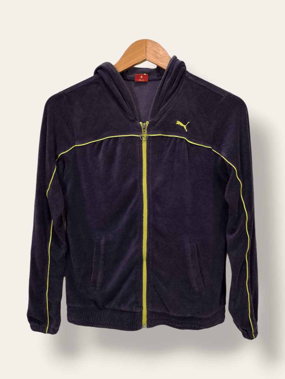Puma PUMA Dark Blue Lined Zipper Hoodie Size M / US 6-8 / IT 42-44 - 1 Thumbnail