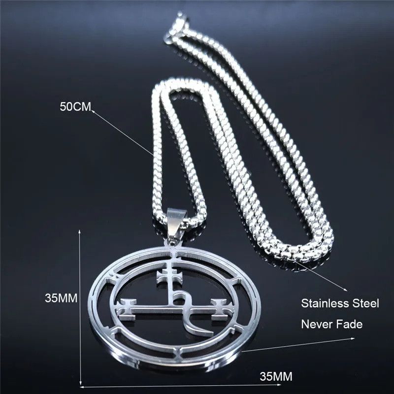 Jewelry Demon Seal Lilith Pendant Necklace Emblem Talisman Size ONE SIZE - 5 Thumbnail