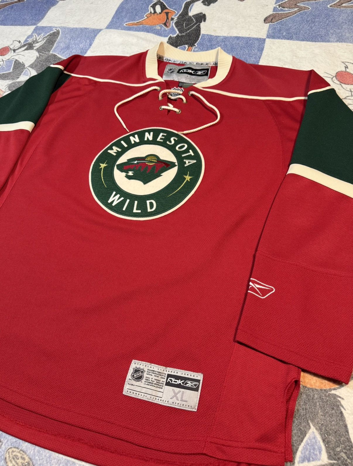 NHL Minnesota Wild jersey Size US XL / EU 56 / 4 - 2 Thumbnail