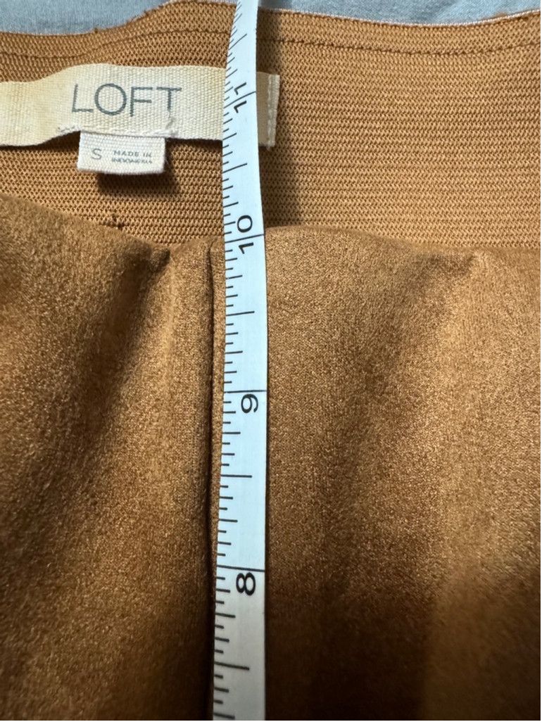 Loft LOFT | Faux Suede Leggings in Fresh Pumpernickel | Small Size 28" / US 6 / IT 42 - 8 Thumbnail