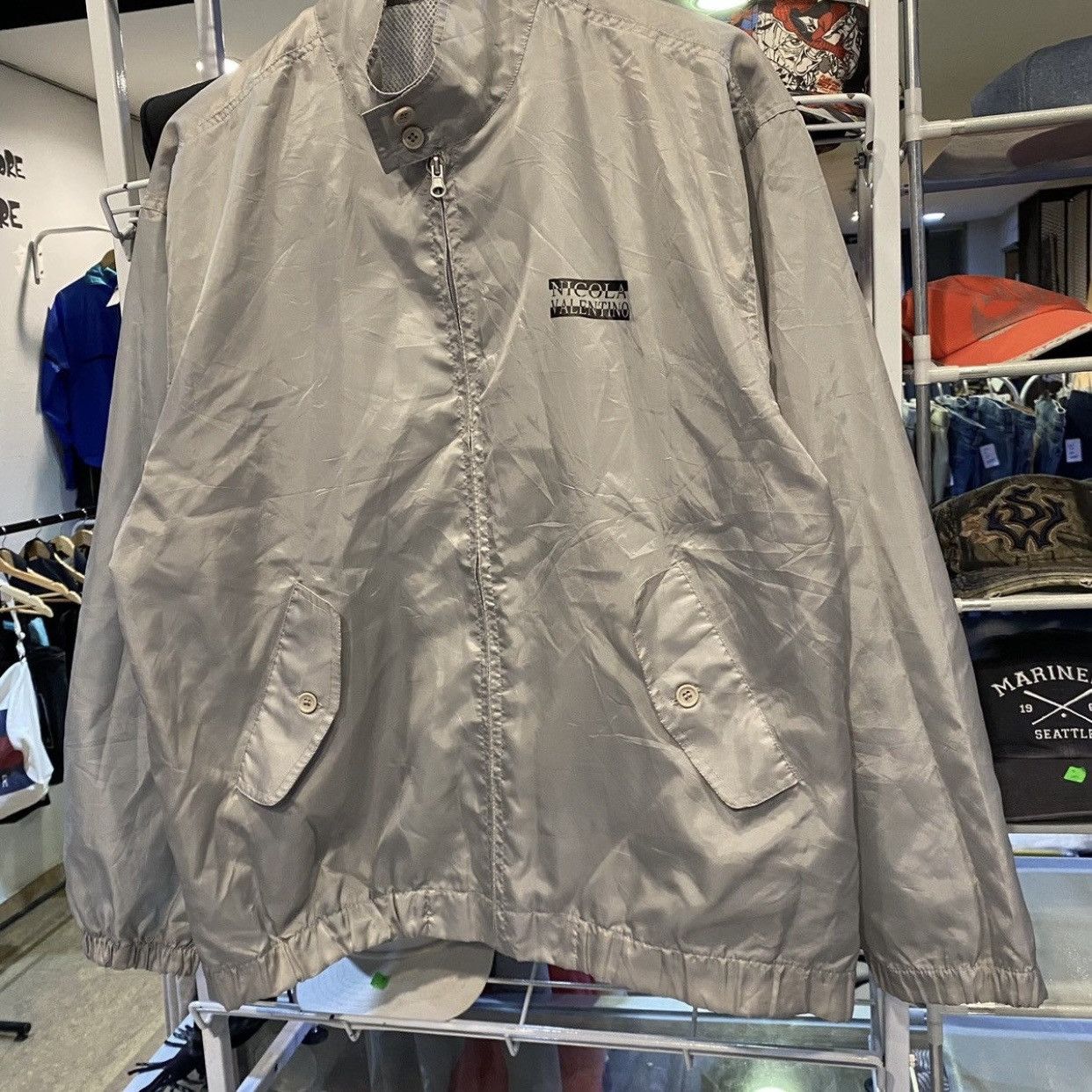 Other Italian Designer Nicola Valentino Windbreaker Light Jackets Size US L / EU 52-54 / 3 - 6 Thumbnail
