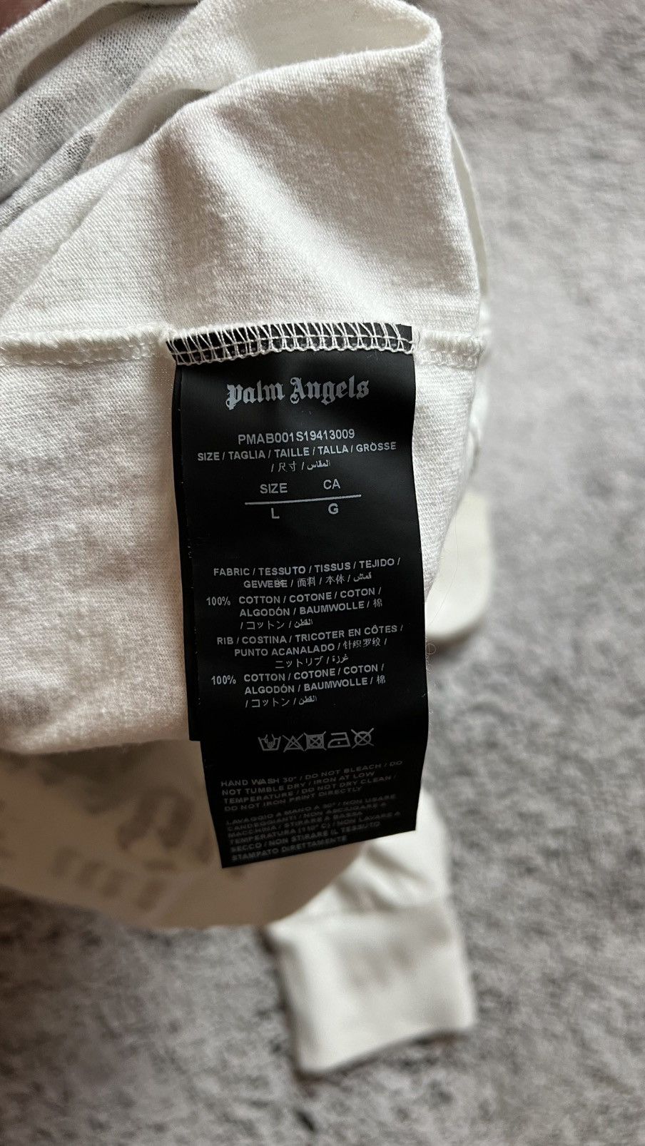 Palm Angels Palm angels multi logo all over print long sleeve Size US L / EU 52-54 / 3 - 11 Thumbnail
