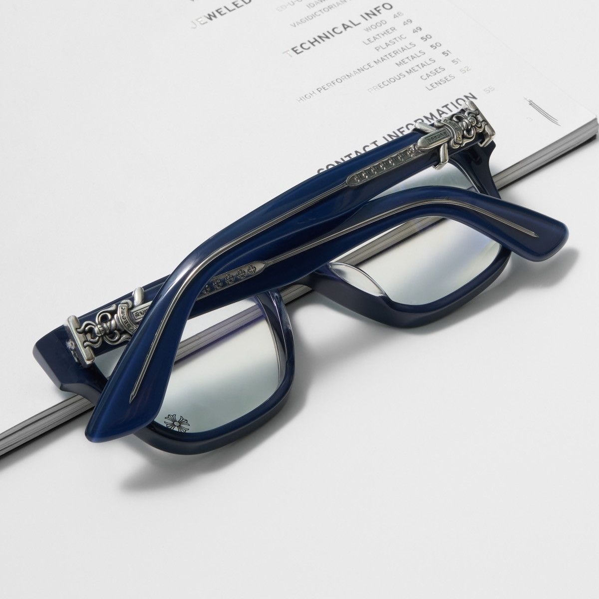 Chrome Hearts CHROME HEARTS VAGILLIONAIRE II P.COCK GLASSES Size ONE SIZE - 7 Thumbnail