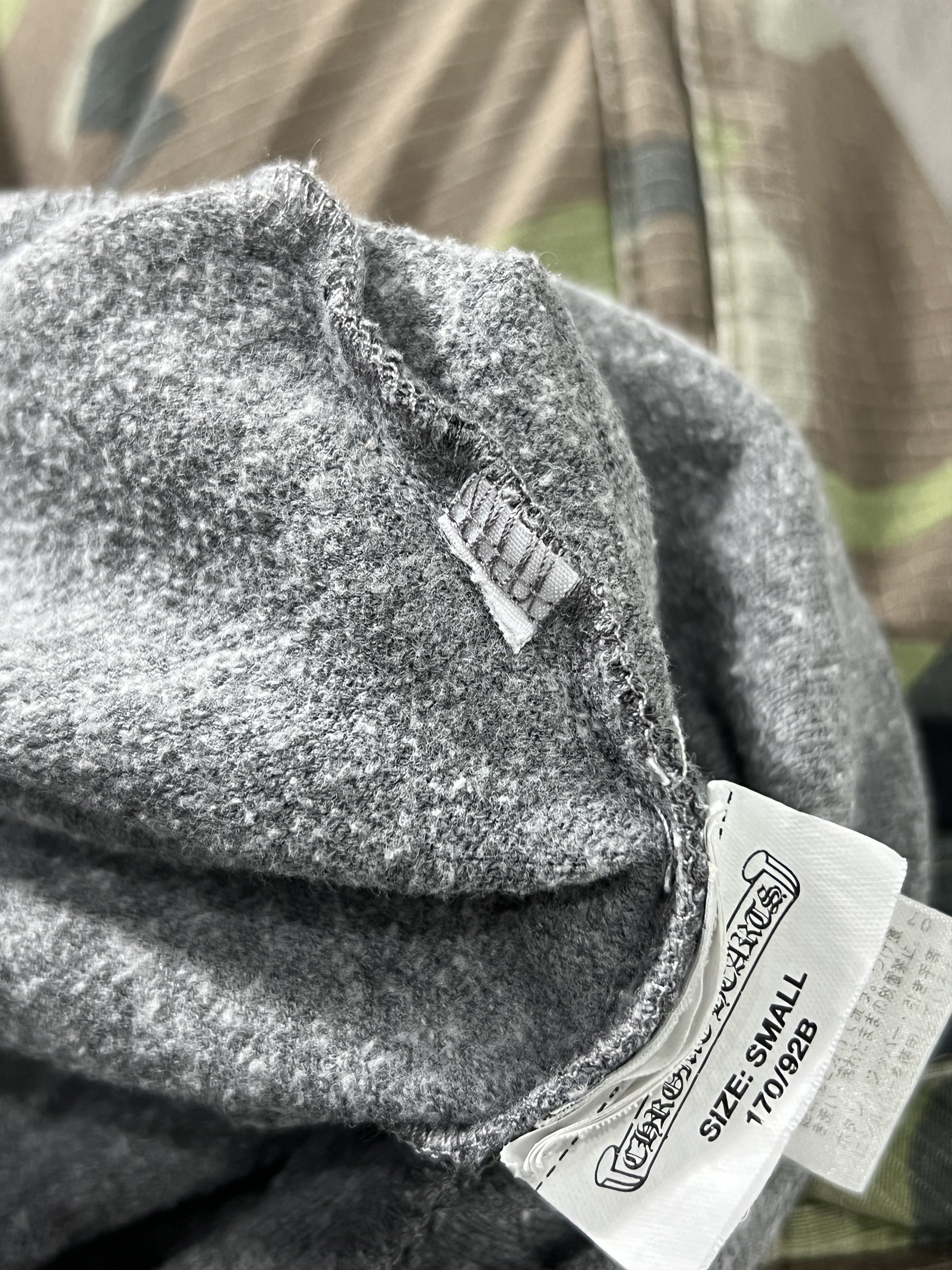 Chrome Hearts Chrome Hearts Dagger Zip Hoodie Gray Crest Logo S Size US S / EU 44-46 / 1 - 10 Thumbnail