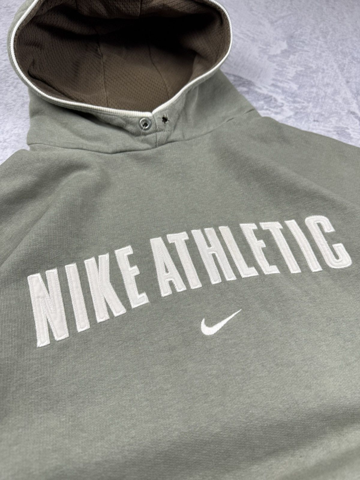 Nike × Vintage NIKE VINTAGE CENTER LOGO OVERSIZE BOXY HOODIE Size US L / EU 52-54 / 3 - 4 Thumbnail