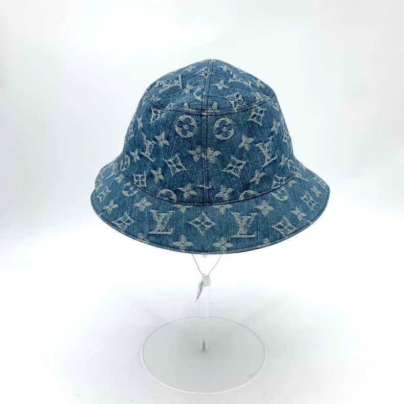 Louis Vuitton Louis Vuitton Cotton fisherman's hat with blue logo jacqua Size ONE SIZE - 4 Thumbnail