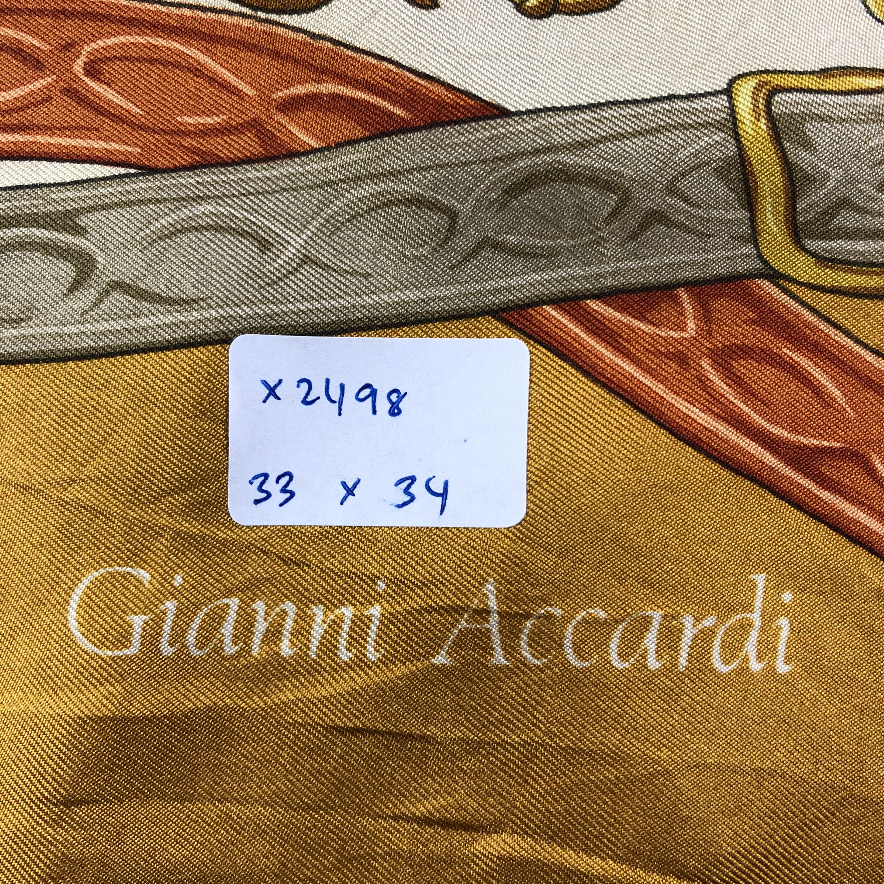 Vintage Vintage Gianni Accardi Silk Scarf Size ONE SIZE - 7 Thumbnail