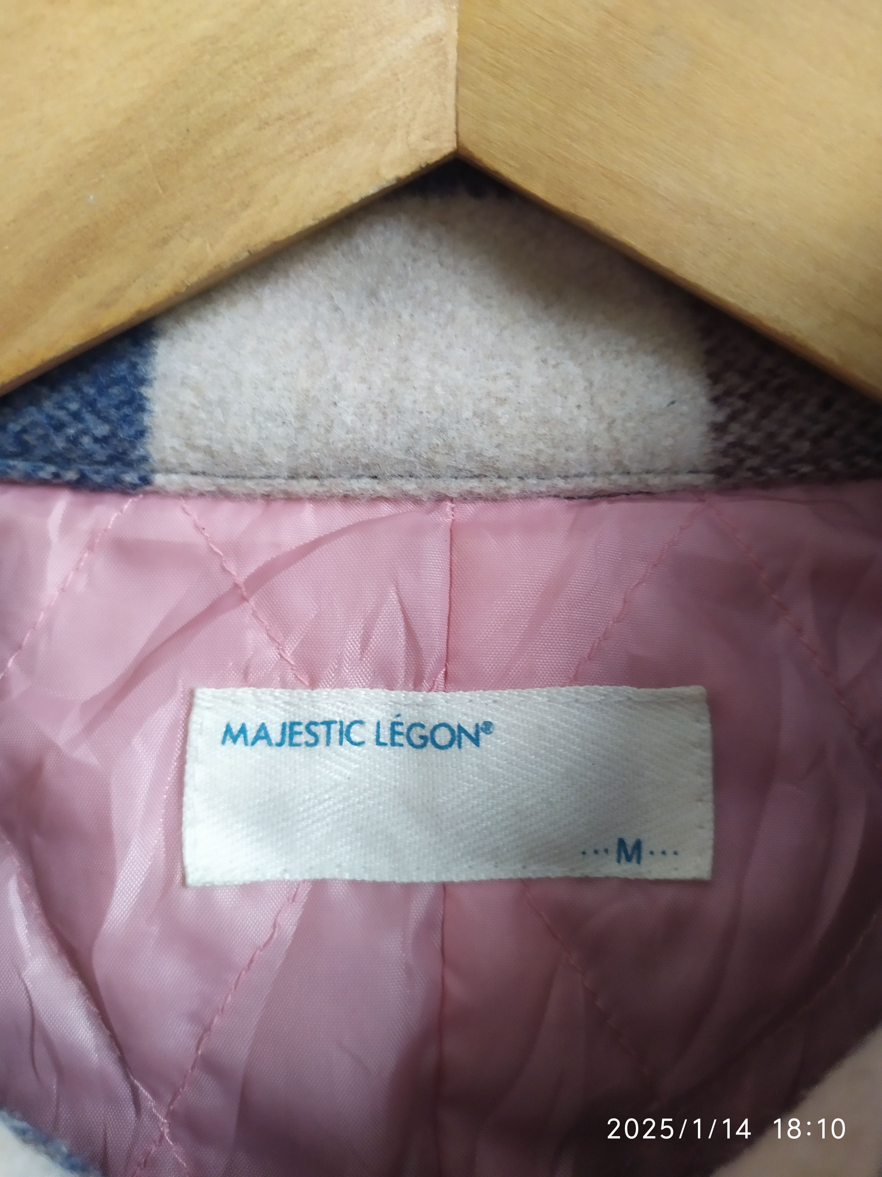 Flannel × Japanese Brand Women's Majestic Legon Plaid Flannel Jacket Size M / US 6-8 / IT 42-44 - 11 Thumbnail