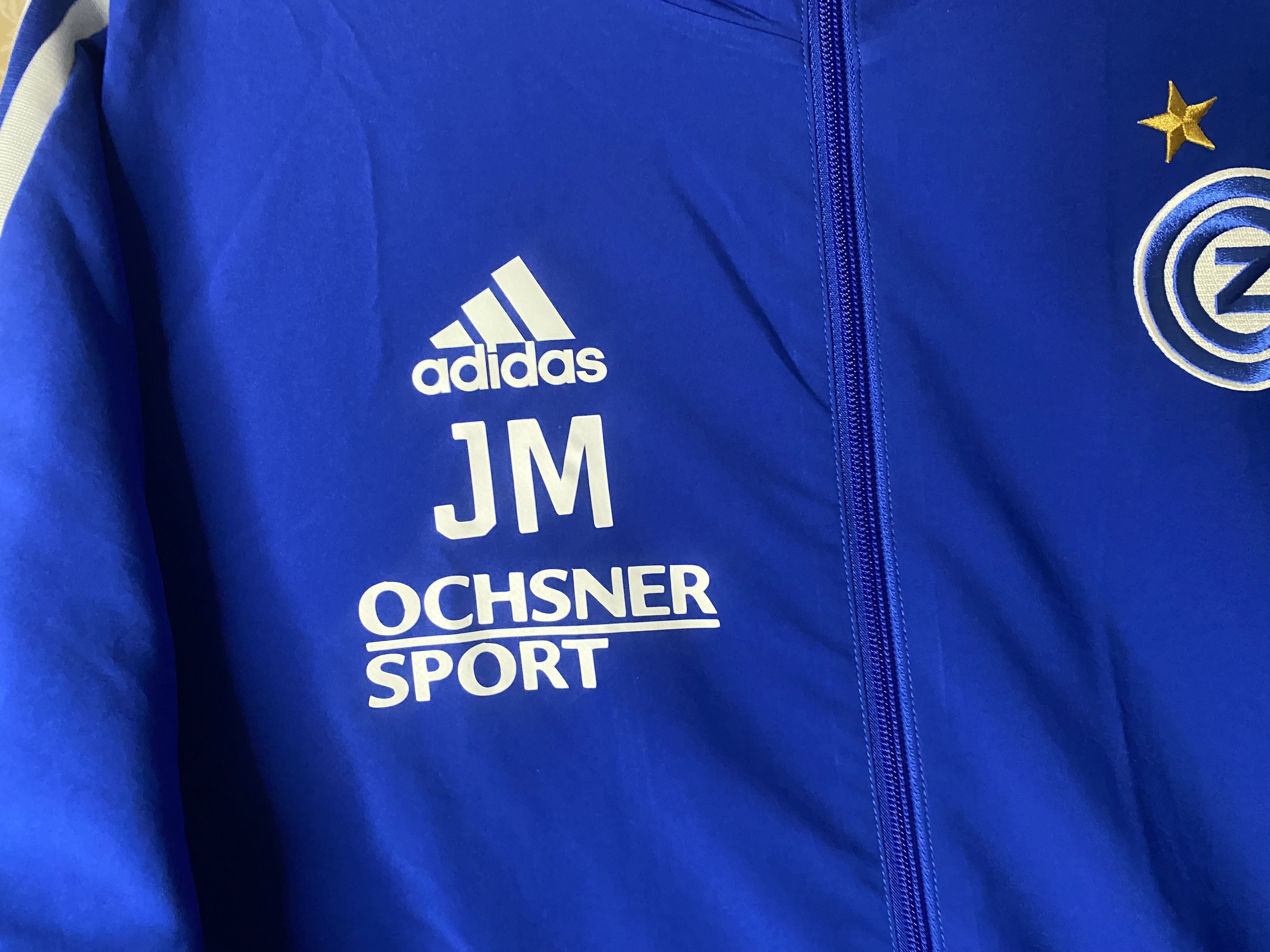 Adidas GRASSHOPPERS PLAYER ISSUE TRAINING FOOTBALL SOCCER JACKET Size US M / EU 48-50 / 2 - 4 Thumbnail
