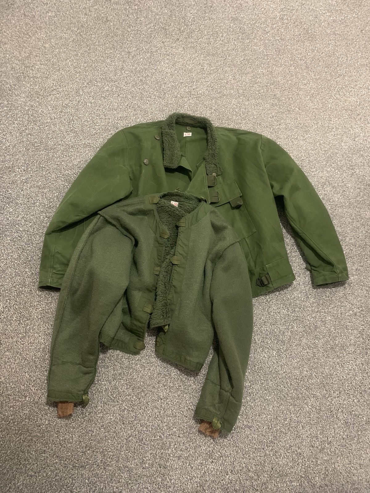 Other C50 Vintage 70’s Swedish Army Pharell Moto Bomber Jacket Size US L / EU 52-54 / 3 - 3 Thumbnail
