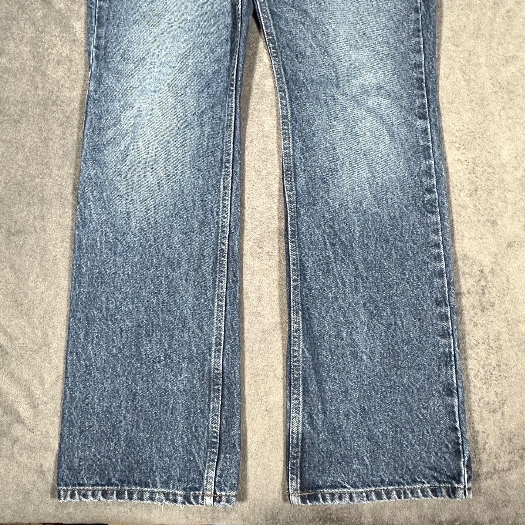 Harley Davidson VINTAGE Harley-Davidson Jeans Mens 33x34 Bootcut Denim Biker Motorcycle Pants Size US 33 - 3 Thumbnail