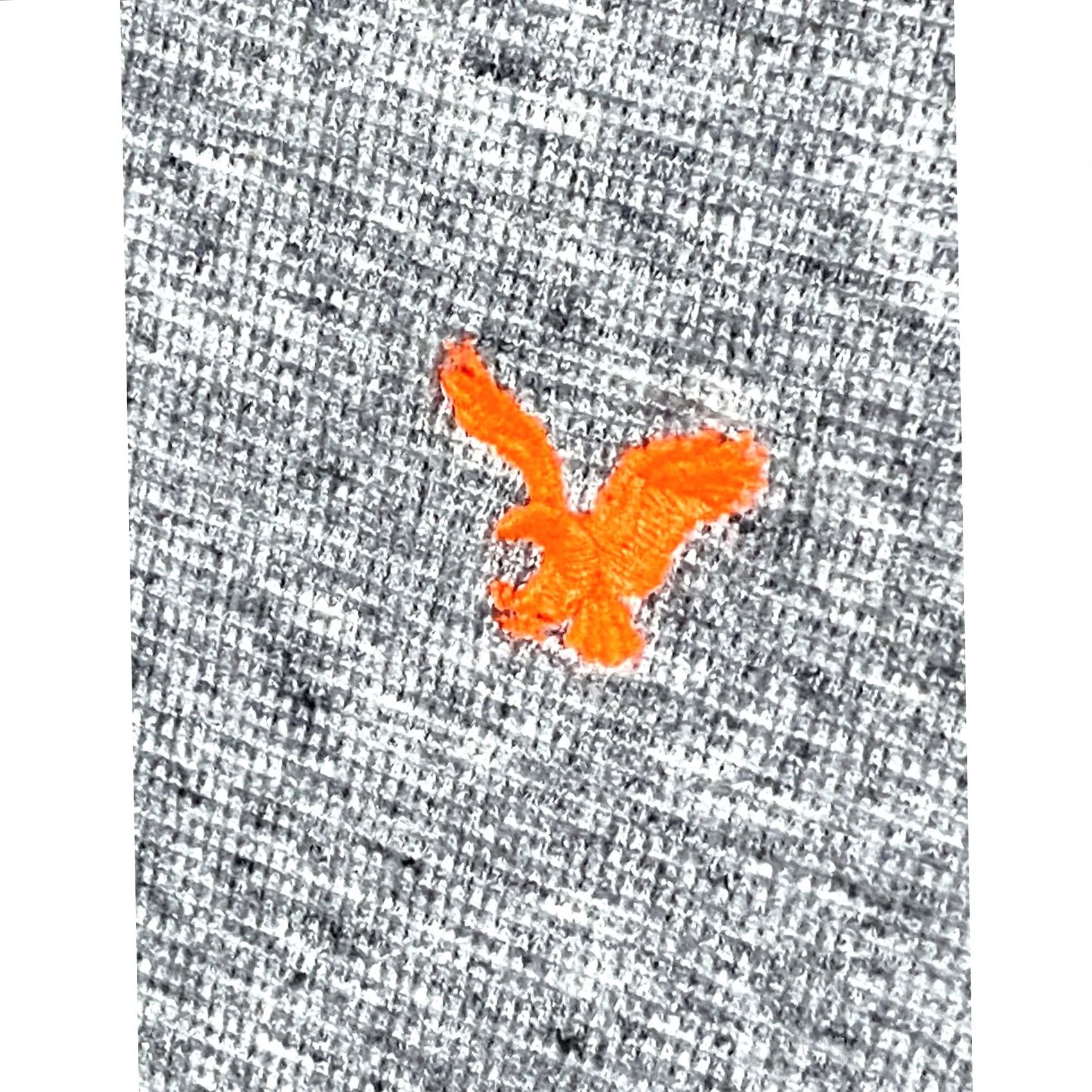 American Eagle Outfitters VINTAGE American Eagle Shirt Long Sleeve Mens XS Gray Thermal Orange Logo Preppy Y2K Size US XS / EU 42 / 0 - 4 Thumbnail