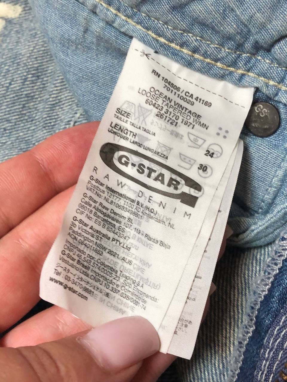 G-Star G-Star Denim Jeans size 24 Size 24" / US 00 / IT 34 - 2 Thumbnail