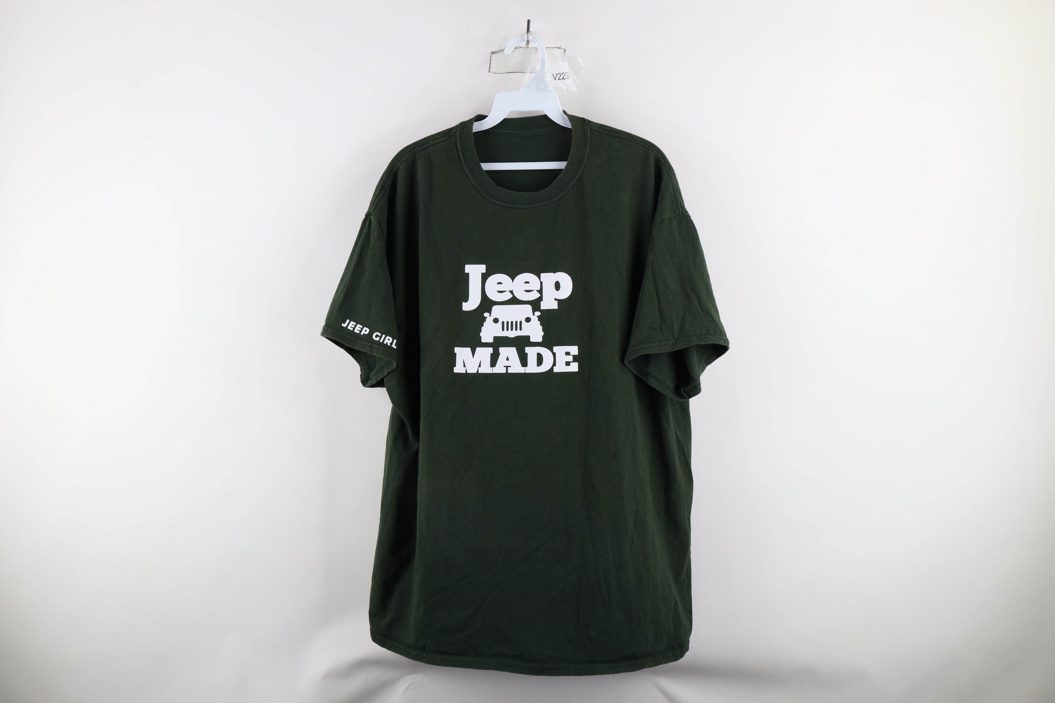 Vintage Vintage Out Jeep Made Jeep Girl Jeep Wave T-Shirt Green Size XXL / US 16-18 / IT 52-54 - 1 Thumbnail