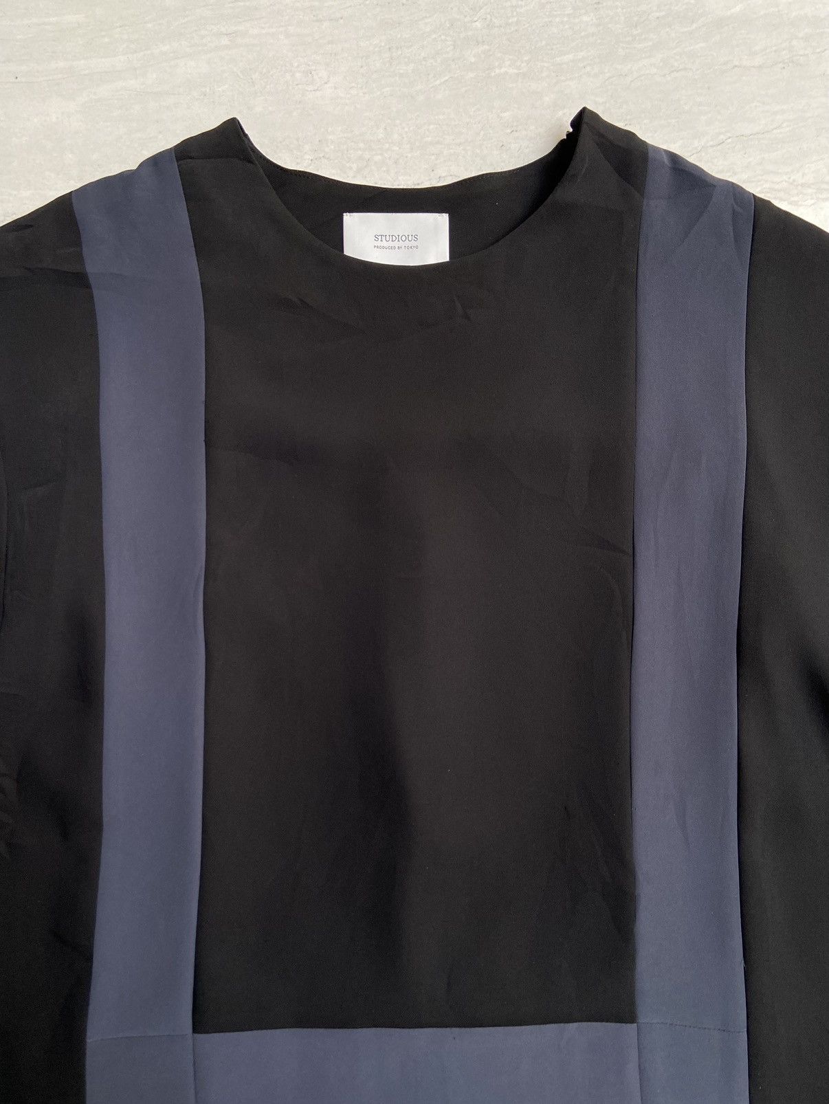 Japanese Brand × STUDIOUS STUDIOUS By Tokyo Black T-shirt Size US L / EU 52-54 / 3 - 3 Thumbnail