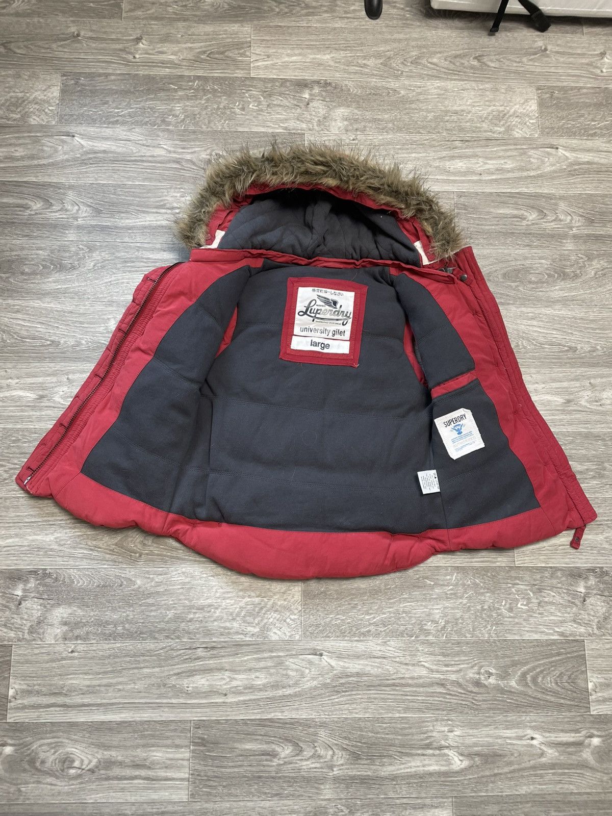 Superdry Superdry Abercrombie Fitch Type Fur Vest Japanese Y2K Size L / US 10 / IT 46 - 9 Thumbnail